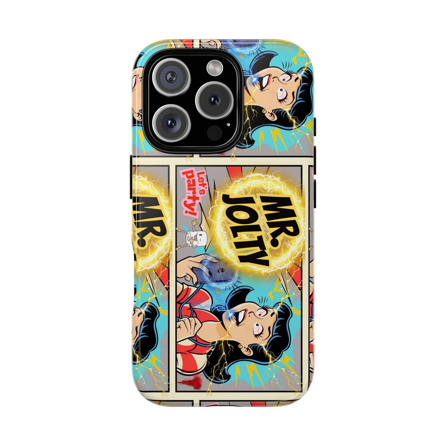 "Mr. Jolty" Phone Case - You Better Put That Phone Down or Else!