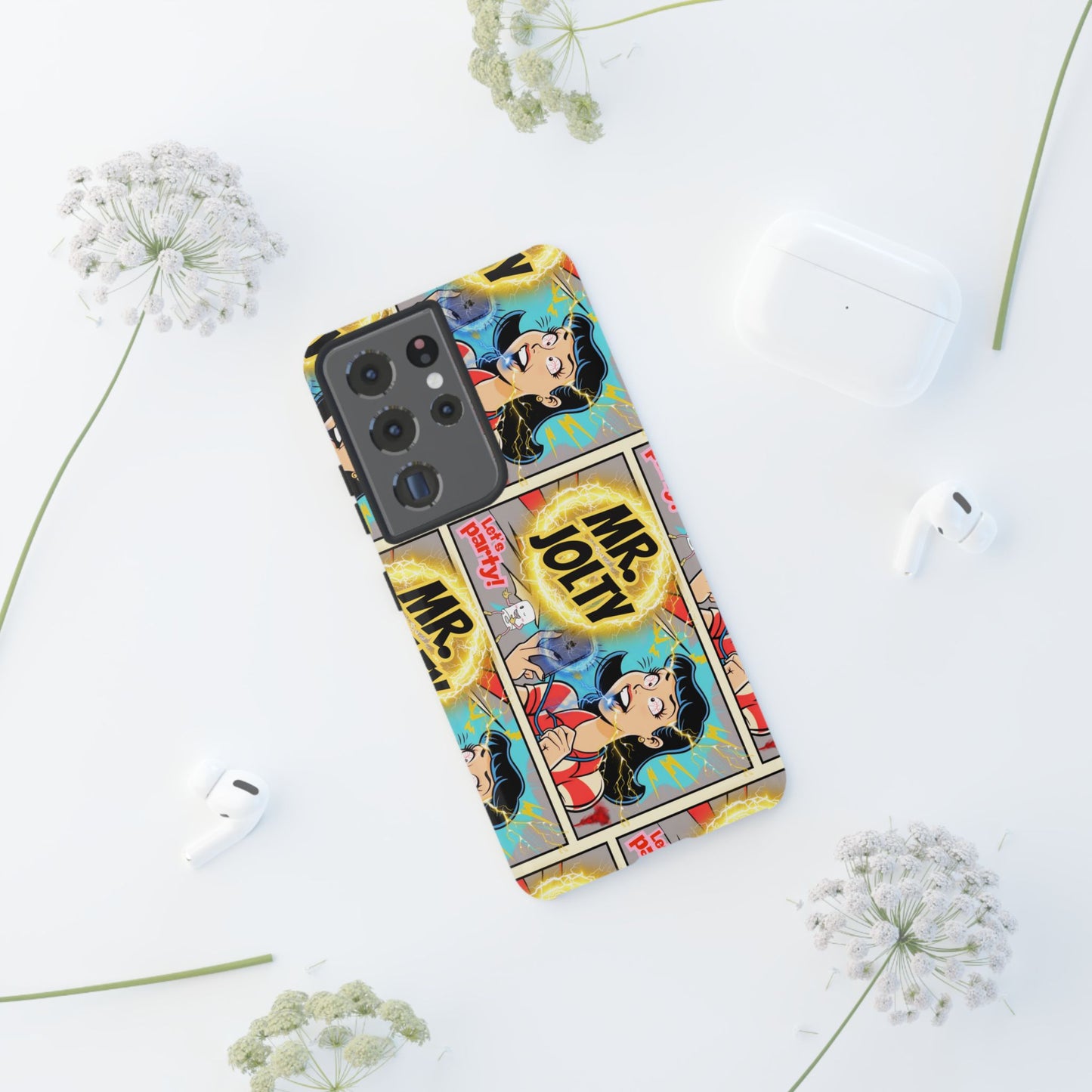 "Mr. Jolty" Phone Case - You Better Put That Phone Down or Else!