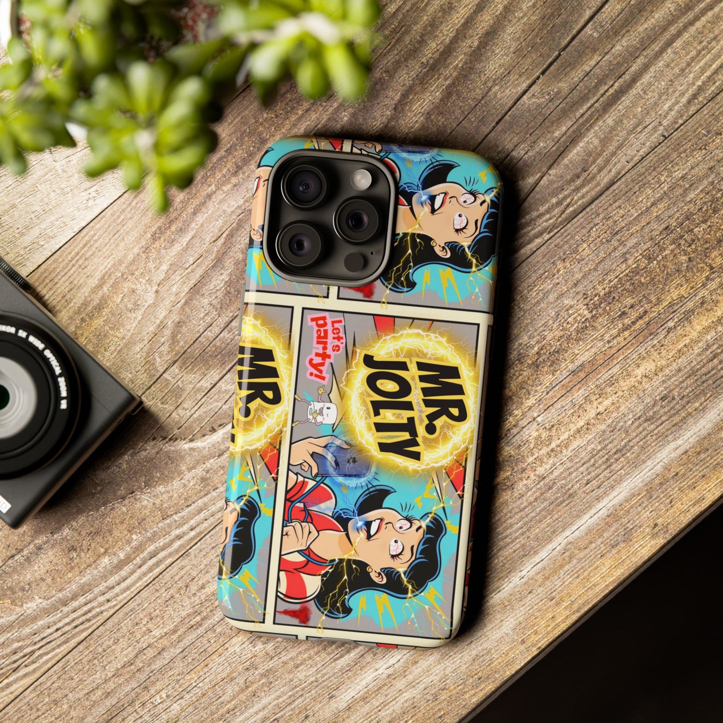 "Mr. Jolty" Phone Case - You Better Put That Phone Down or Else!