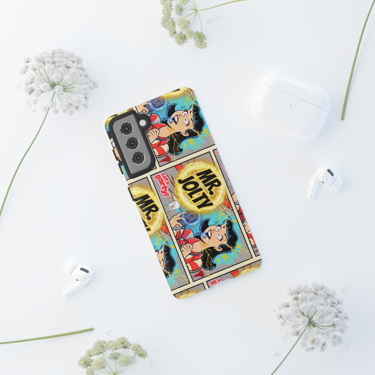 "Mr. Jolty" Phone Case - You Better Put That Phone Down or Else!