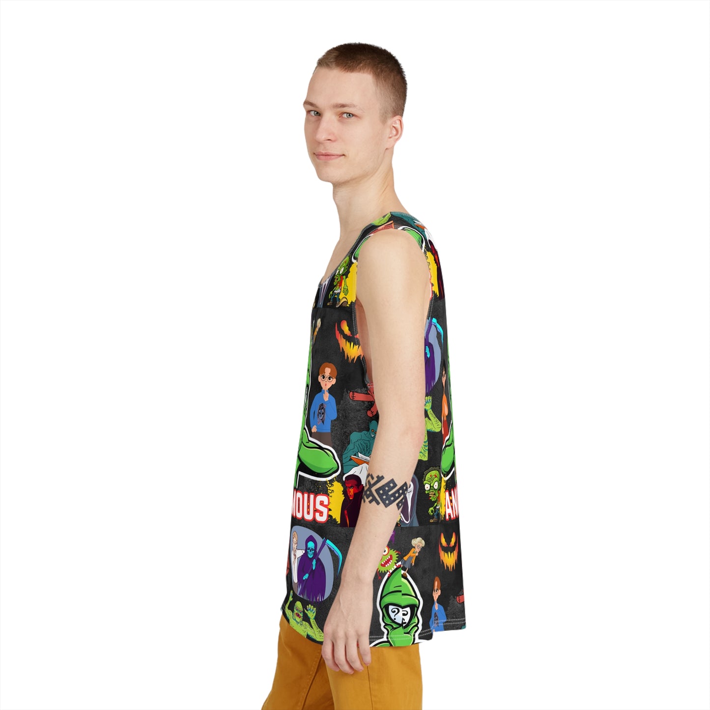 Men's "Anonymous" Graphic Tank Top - For Bro's Who Like to Keep Their Sh*t Tight