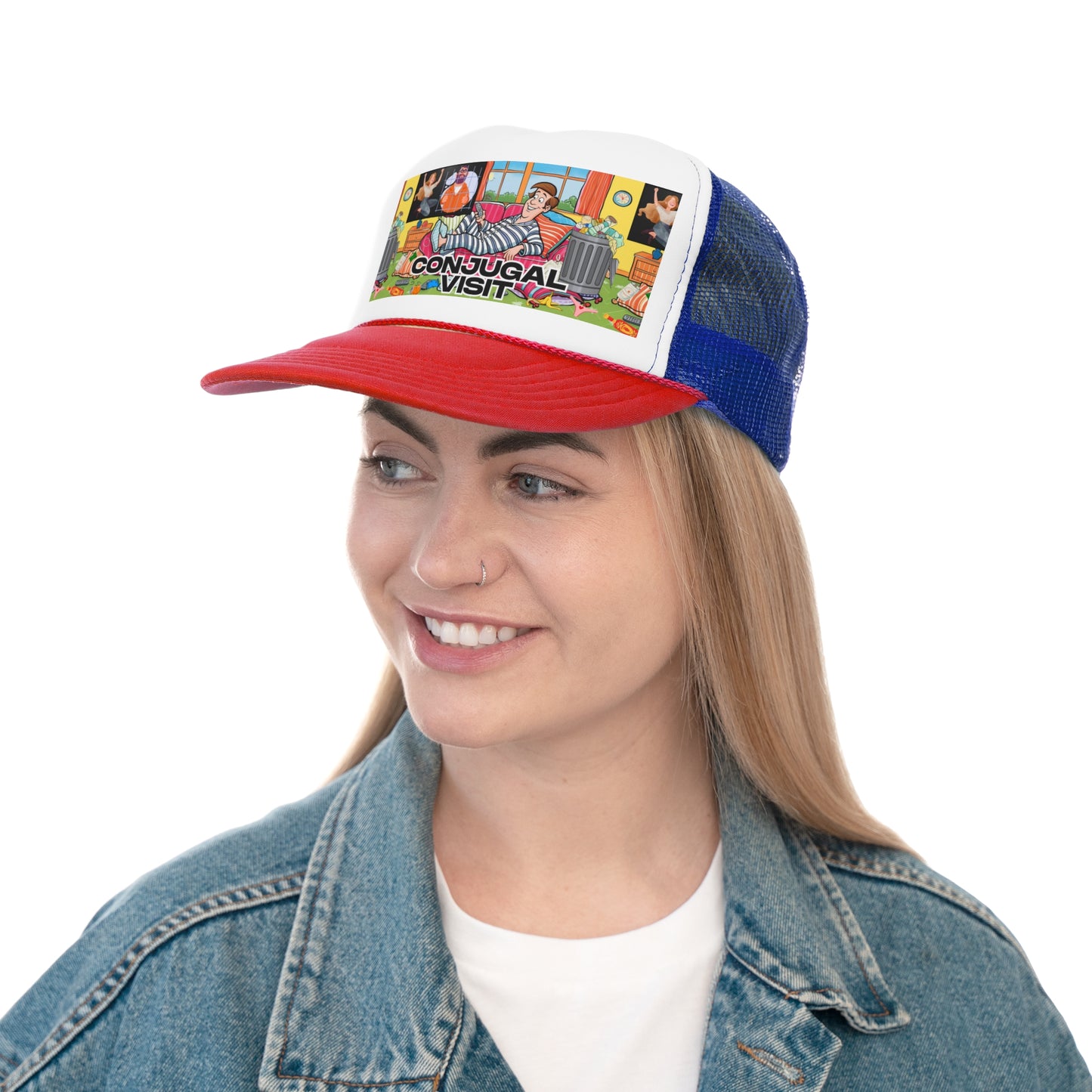 Conjugal Visit Trucker Cap - When You Just Need A Little Peace & Quiet