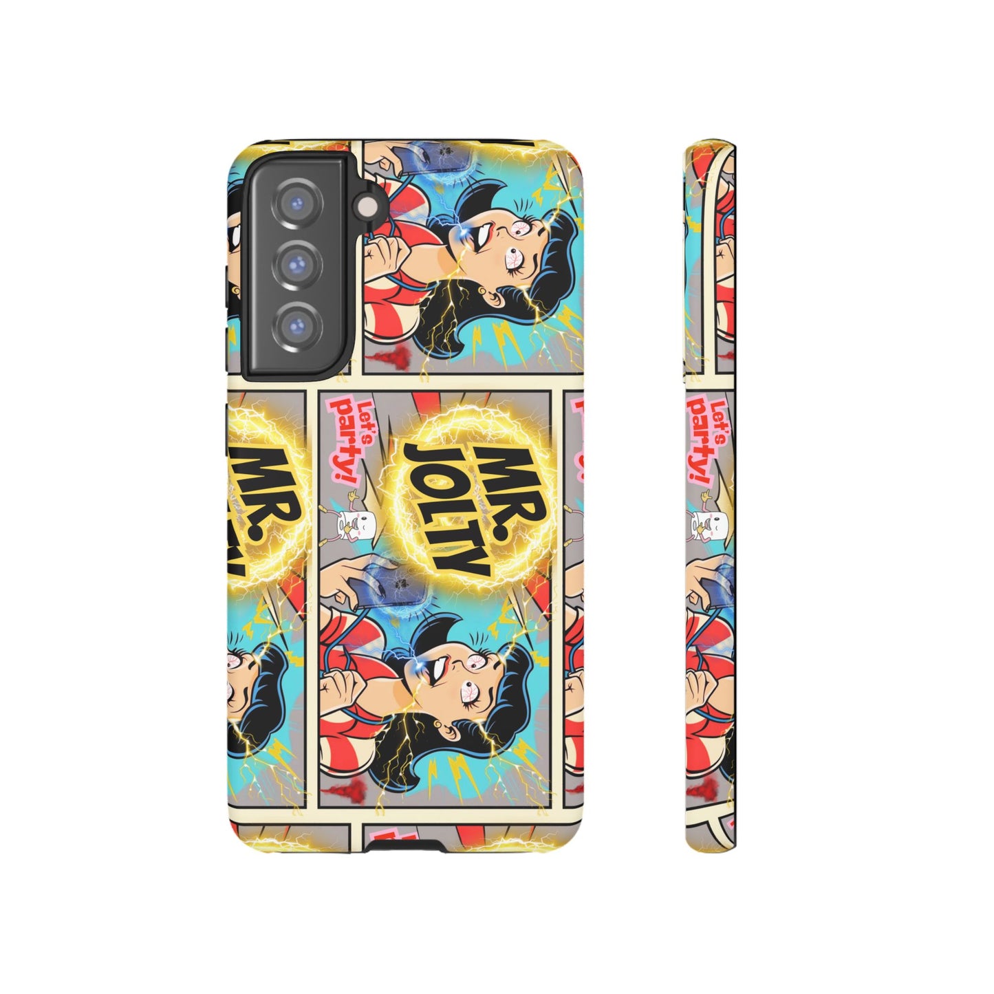 "Mr. Jolty" Phone Case - You Better Put That Phone Down or Else!