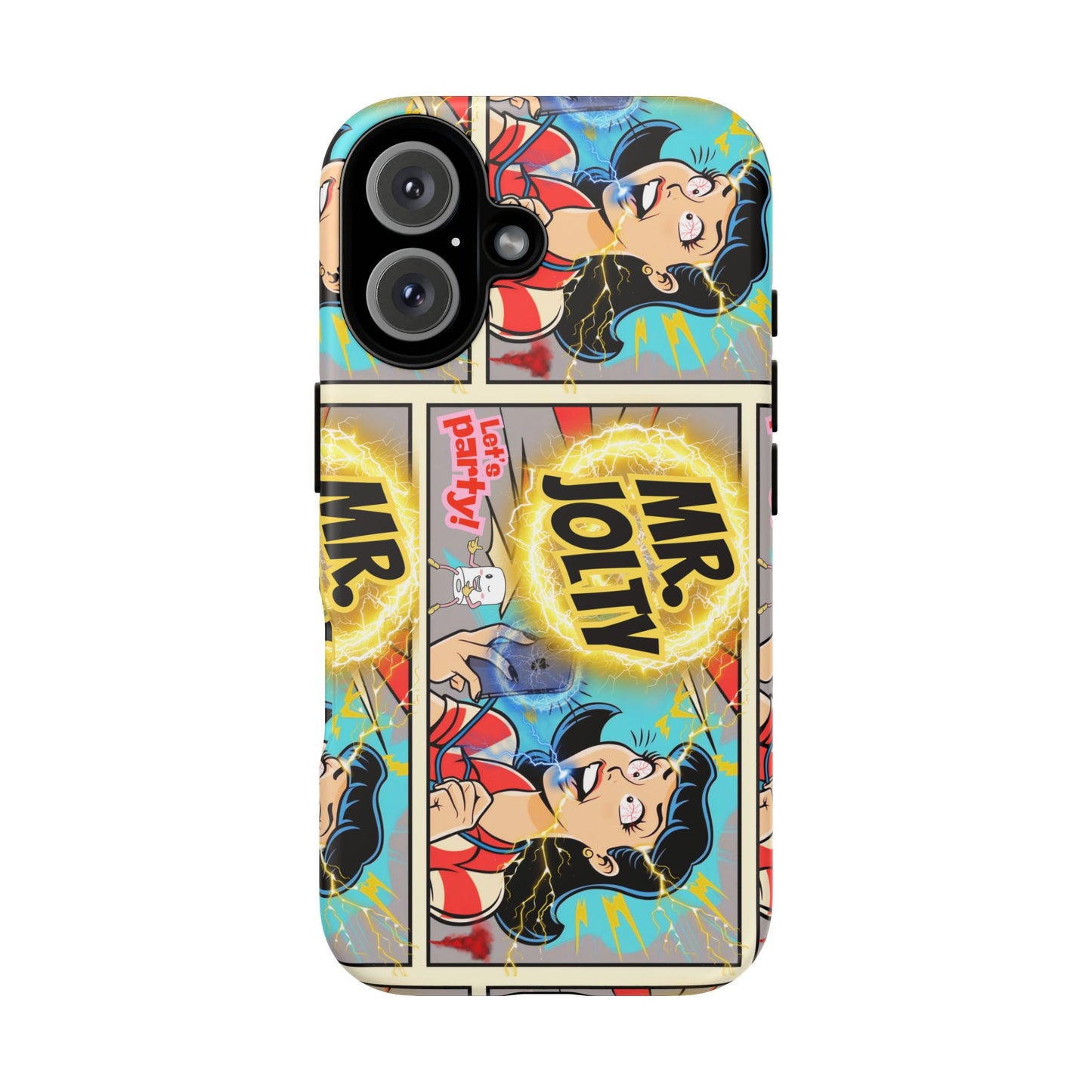 "Mr. Jolty" Phone Case - You Better Put That Phone Down or Else!