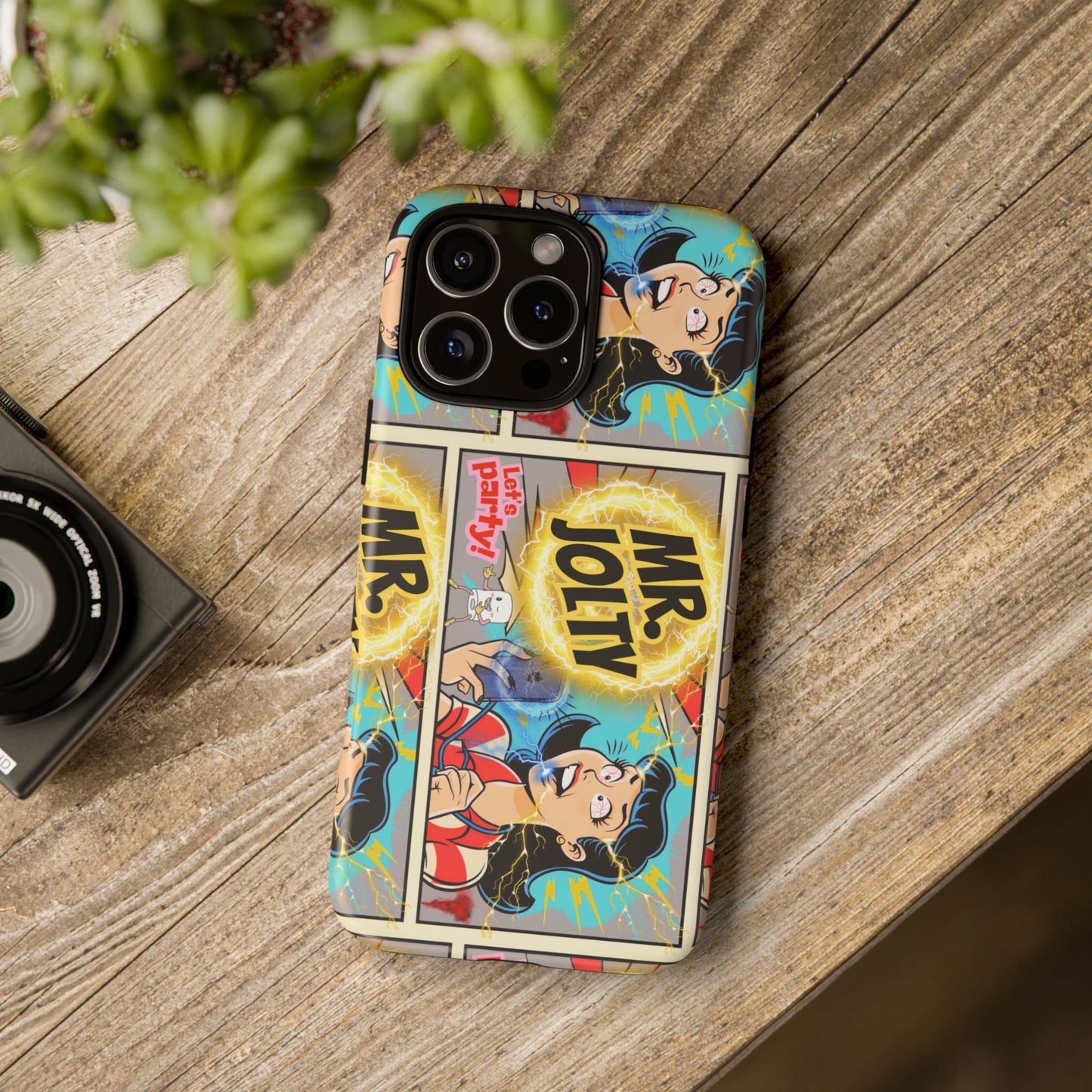 "Mr. Jolty" Phone Case - You Better Put That Phone Down or Else!