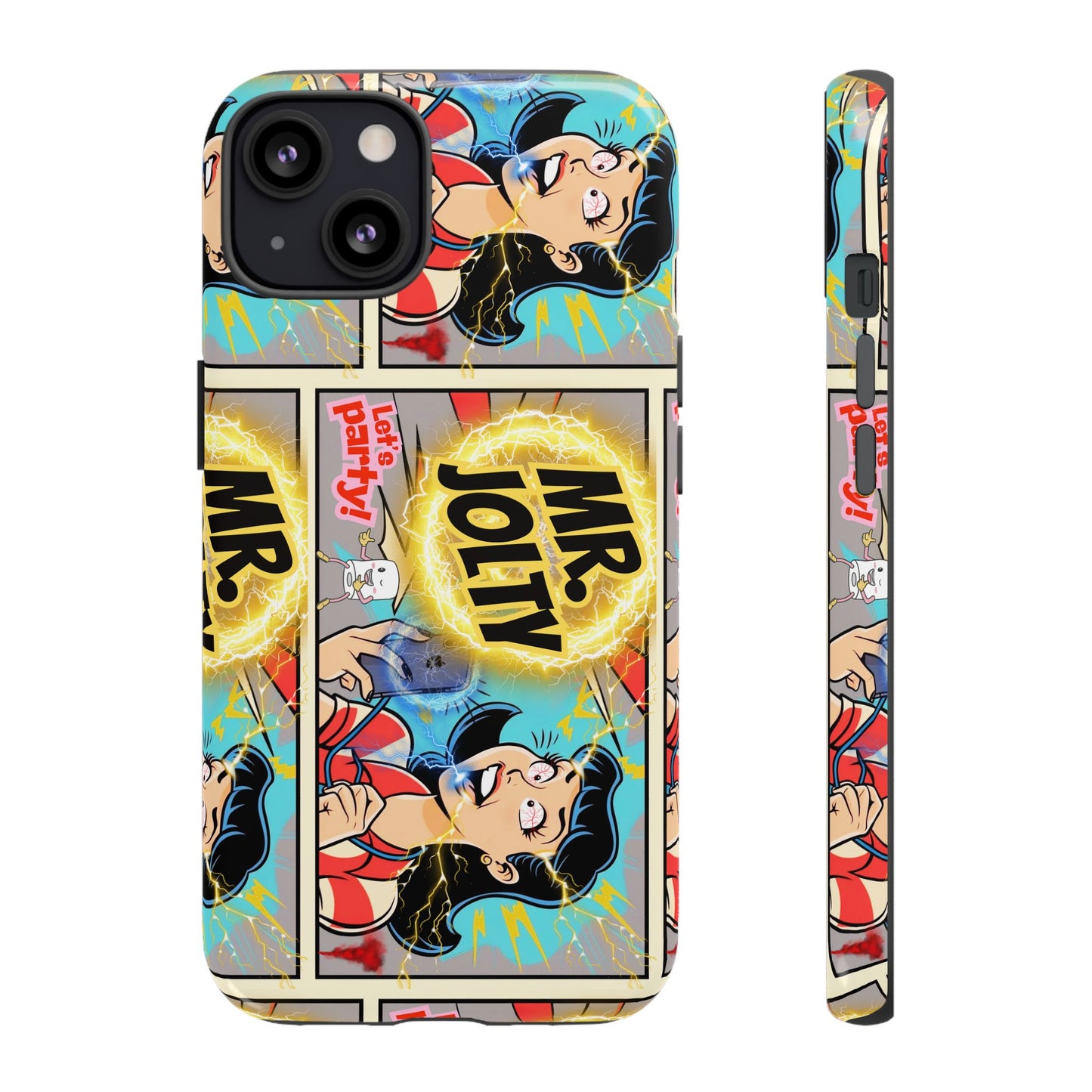 "Mr. Jolty" Phone Case - You Better Put That Phone Down or Else!