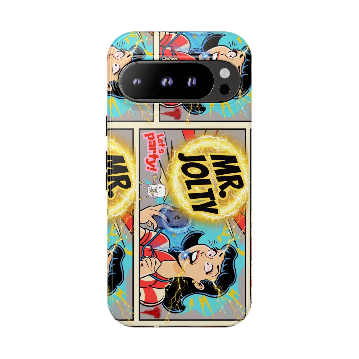 "Mr. Jolty" Phone Case - You Better Put That Phone Down or Else!