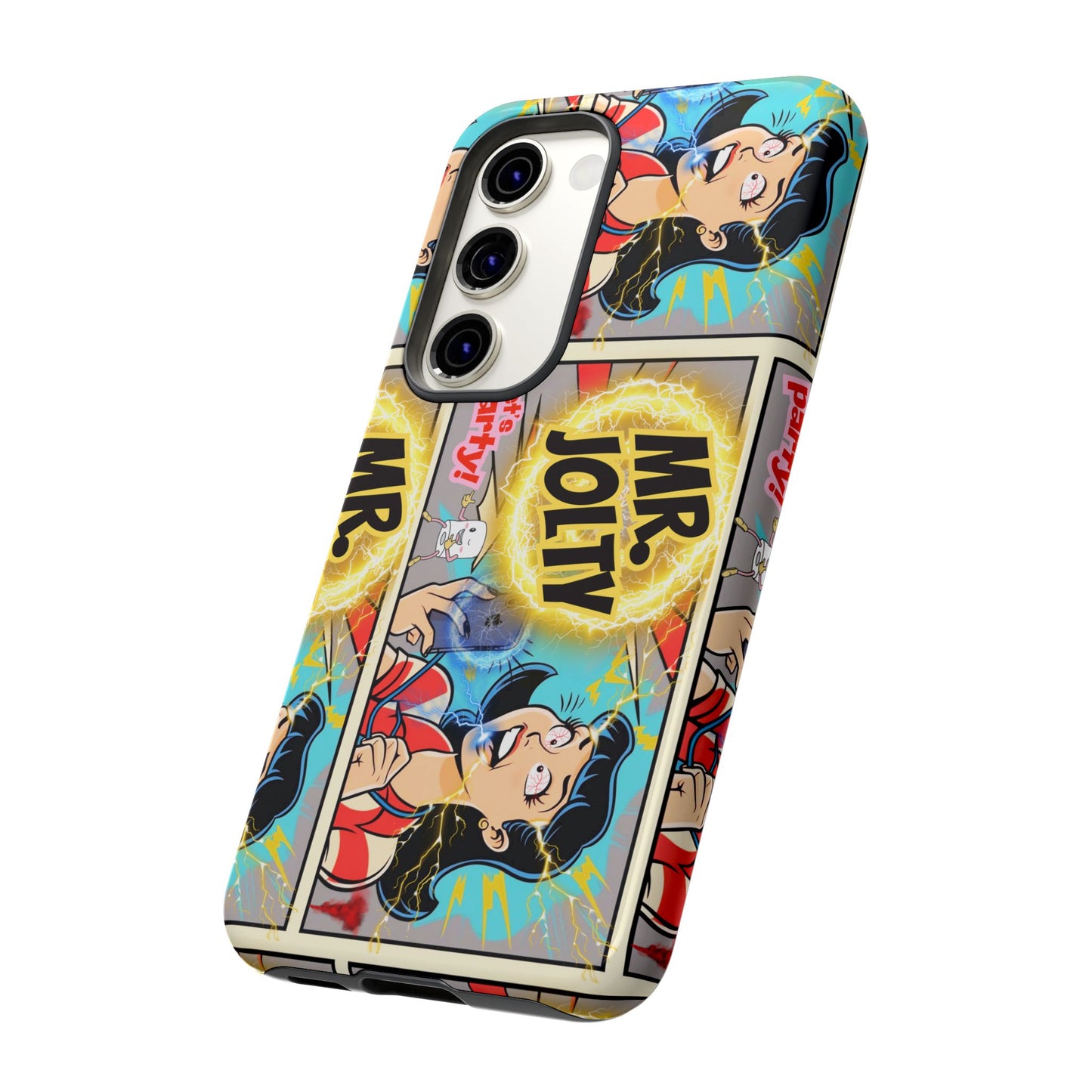 "Mr. Jolty" Phone Case - You Better Put That Phone Down or Else!