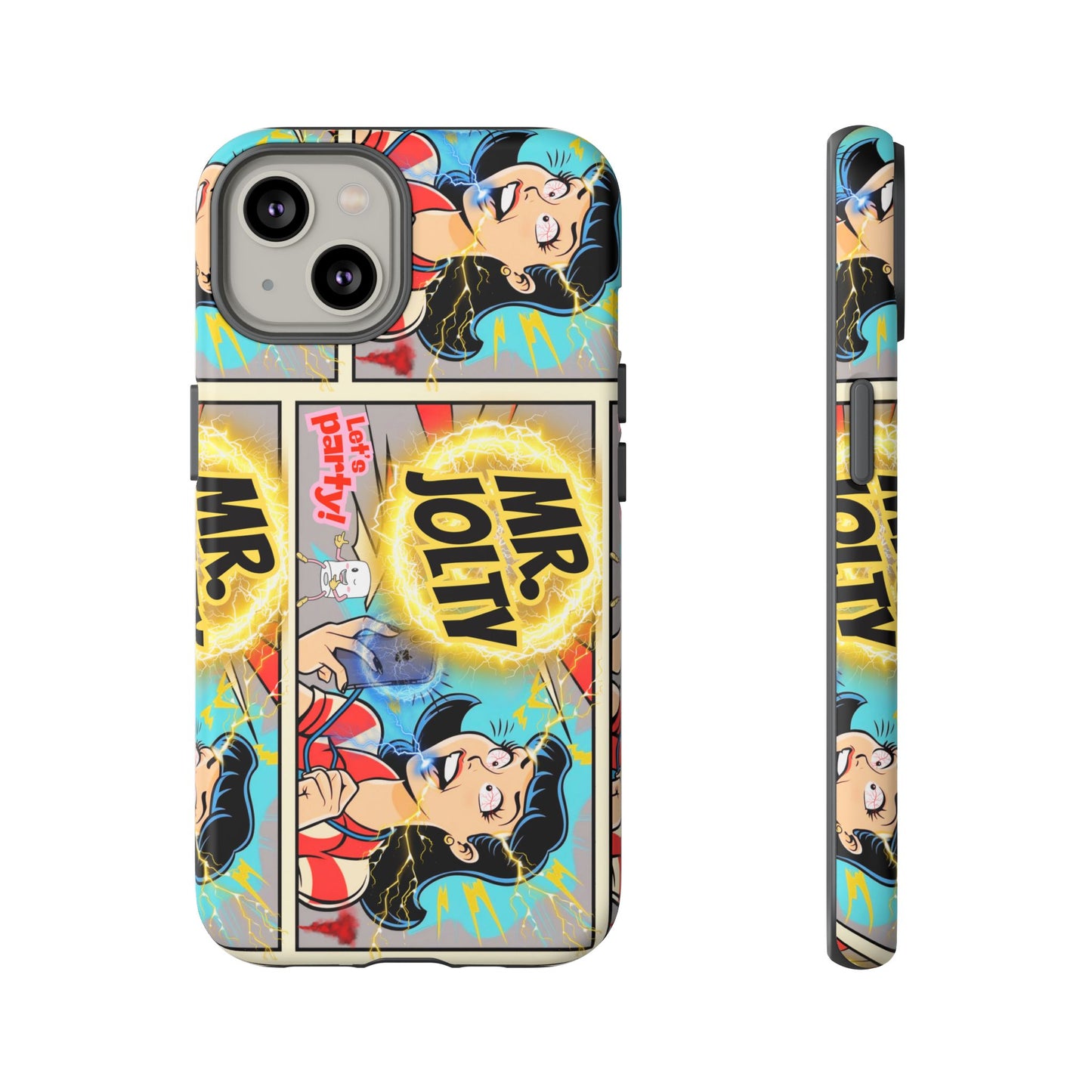 "Mr. Jolty" Phone Case - You Better Put That Phone Down or Else!