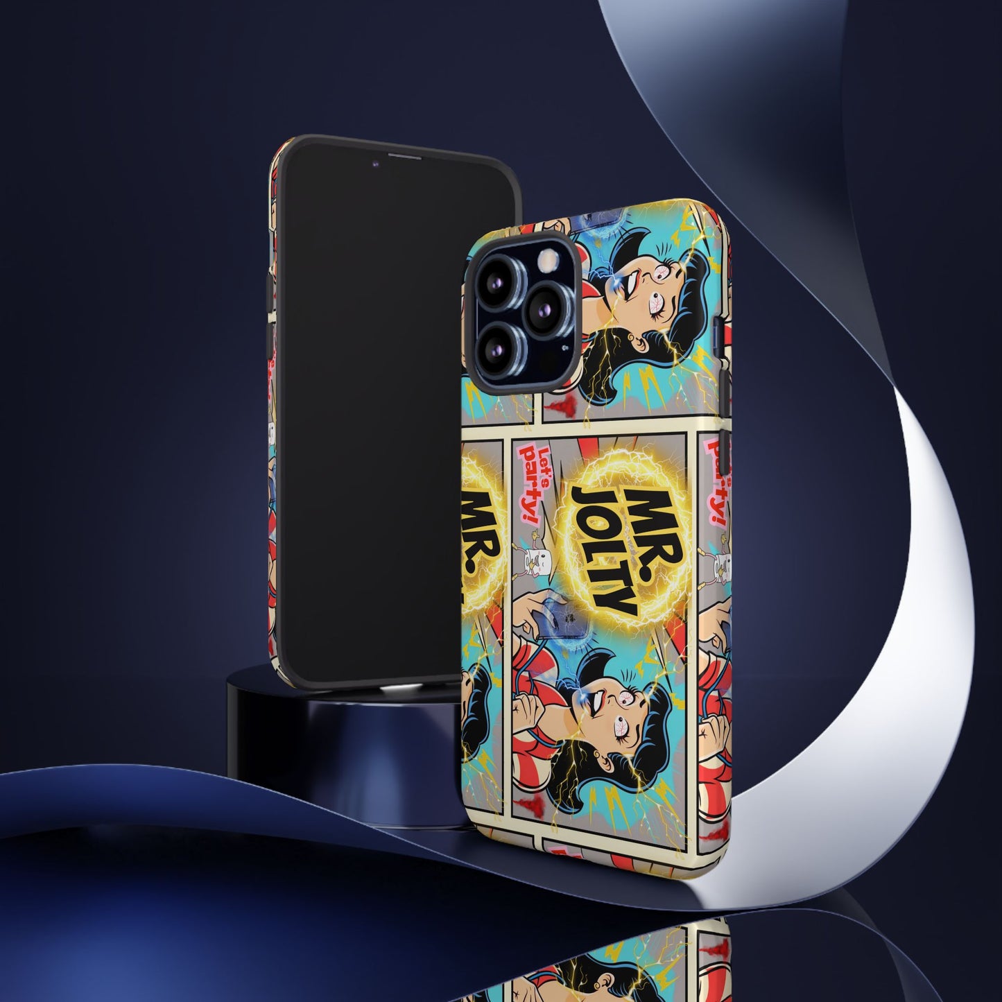 "Mr. Jolty" Phone Case - You Better Put That Phone Down or Else!