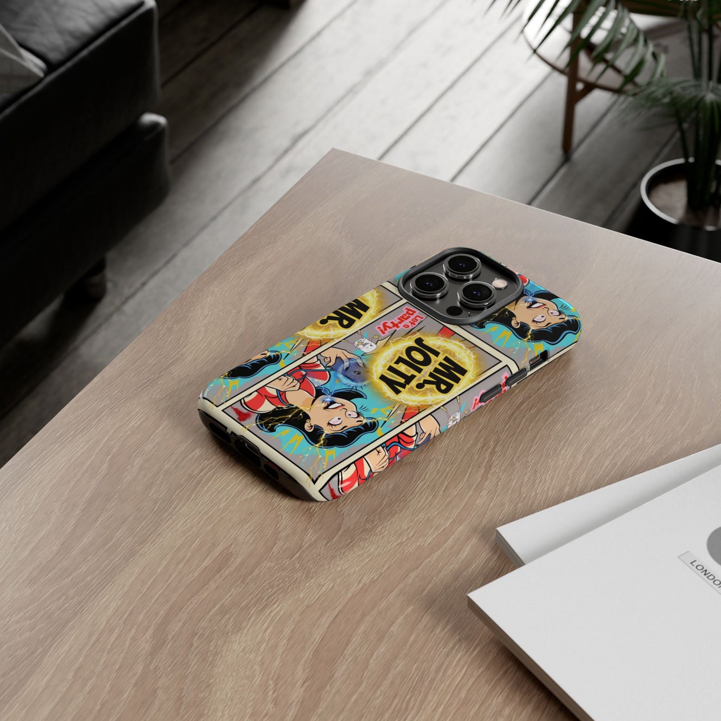 "Mr. Jolty" Phone Case - You Better Put That Phone Down or Else!