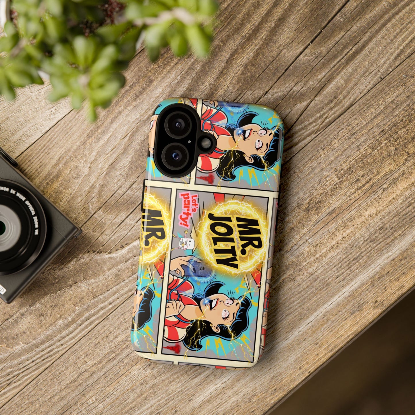 "Mr. Jolty" Phone Case - You Better Put That Phone Down or Else!