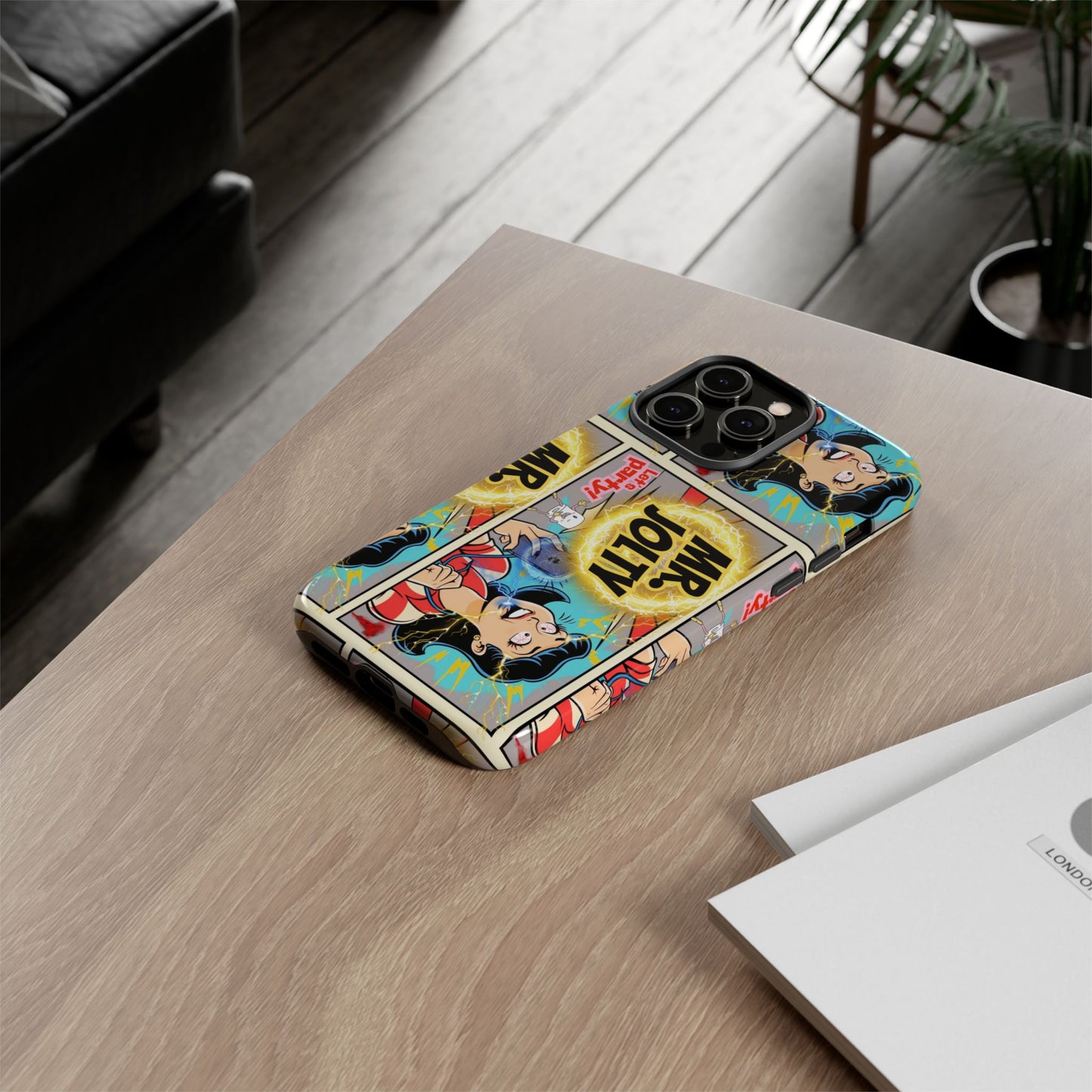 "Mr. Jolty" Phone Case - You Better Put That Phone Down or Else!