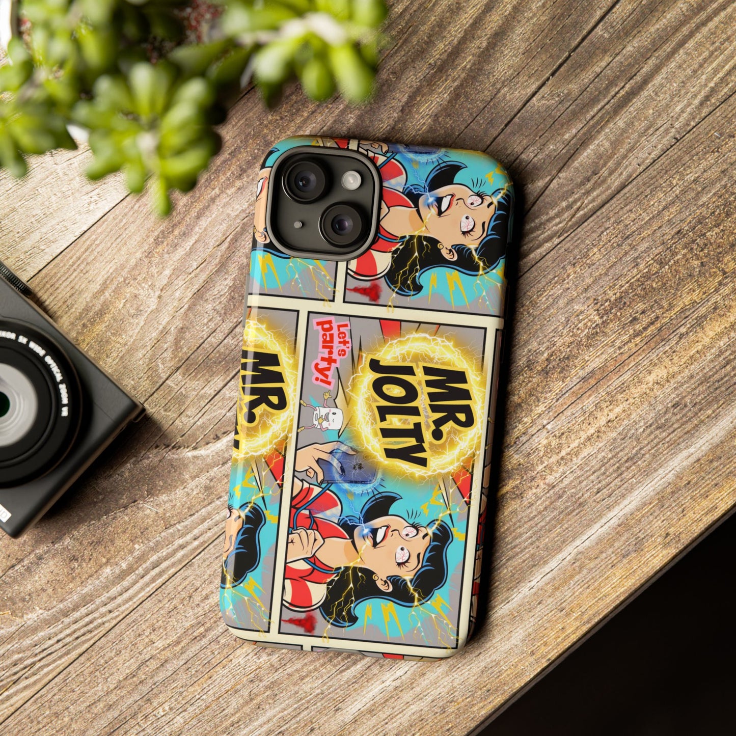 "Mr. Jolty" Phone Case - You Better Put That Phone Down or Else!