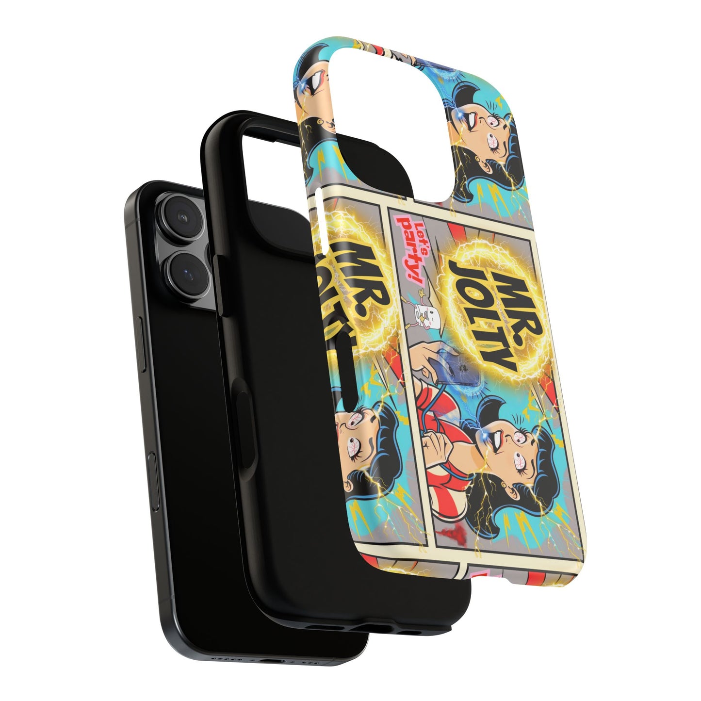 "Mr. Jolty" Phone Case - You Better Put That Phone Down or Else!