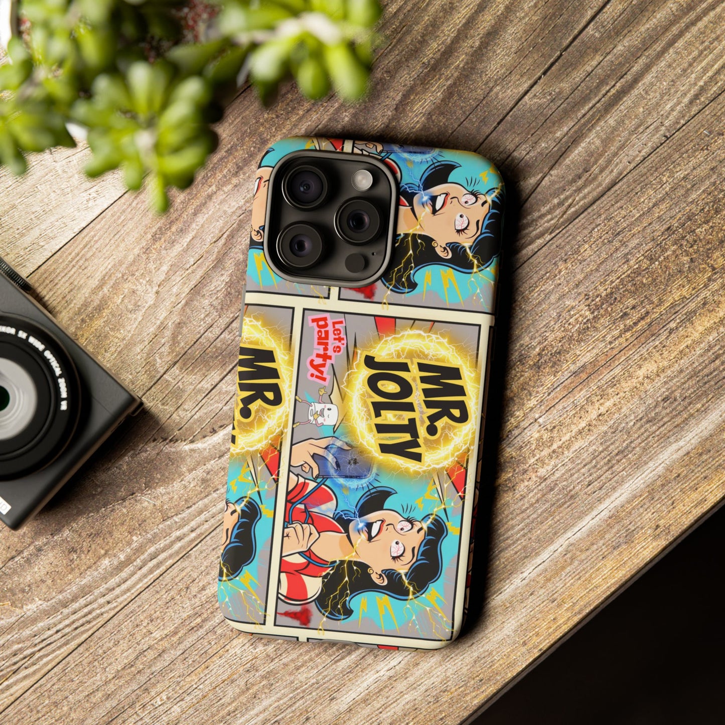"Mr. Jolty" Phone Case - You Better Put That Phone Down or Else!