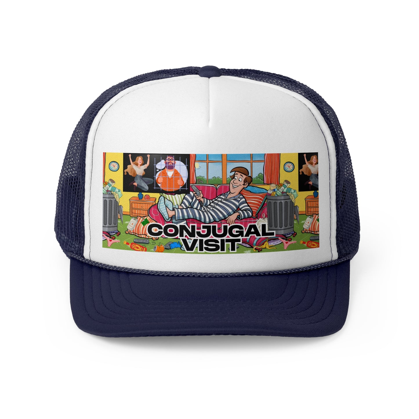 Conjugal Visit Trucker Cap - When You Just Need A Little Peace & Quiet