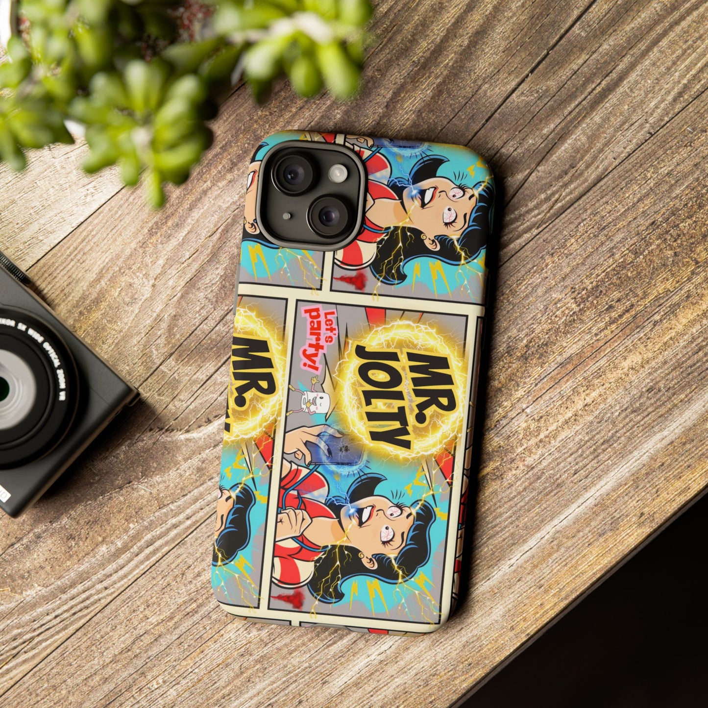 "Mr. Jolty" Phone Case - You Better Put That Phone Down or Else!