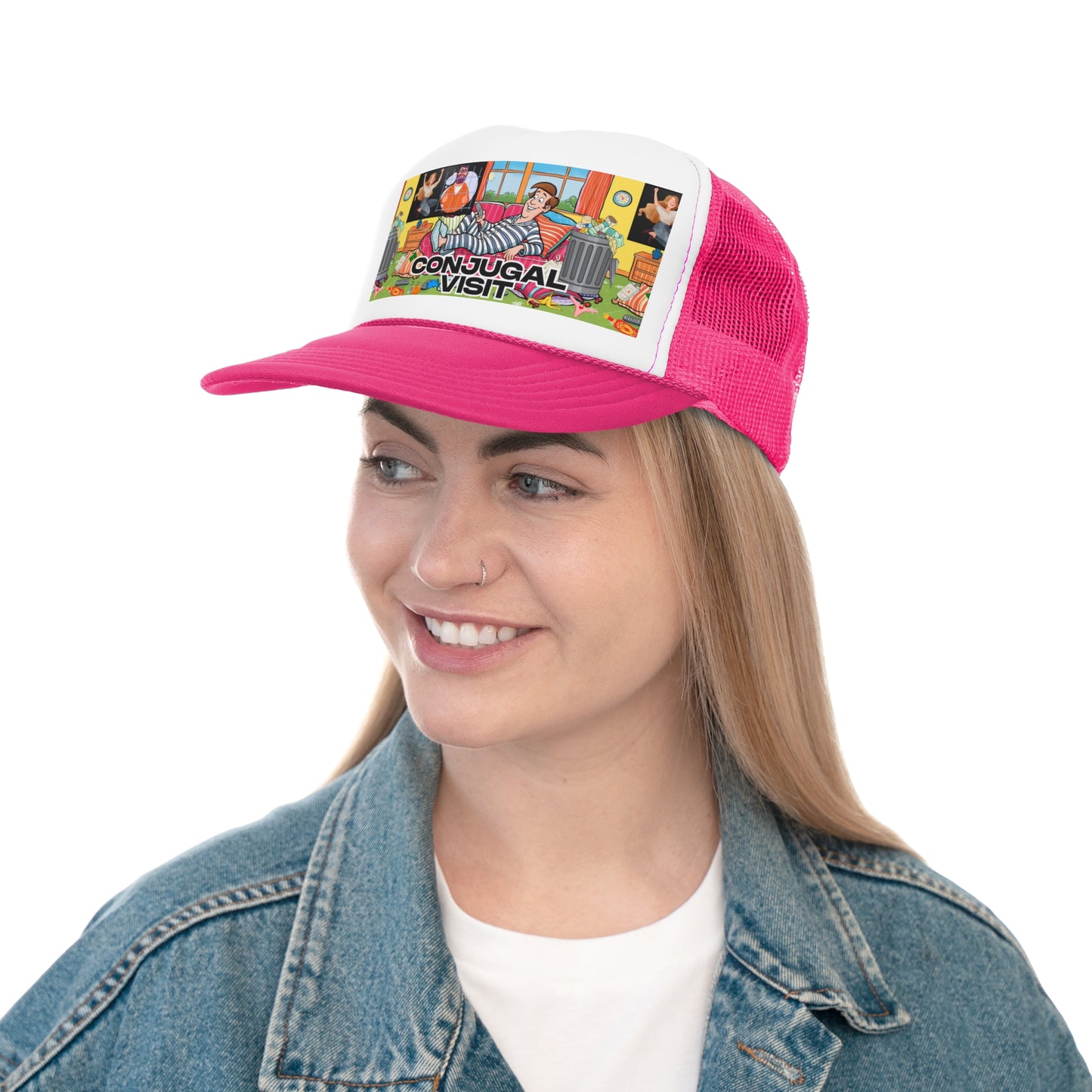 Conjugal Visit Trucker Cap - When You Just Need A Little Peace & Quiet