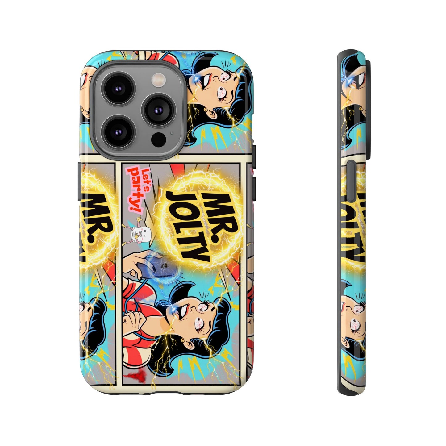 "Mr. Jolty" Phone Case - You Better Put That Phone Down or Else!