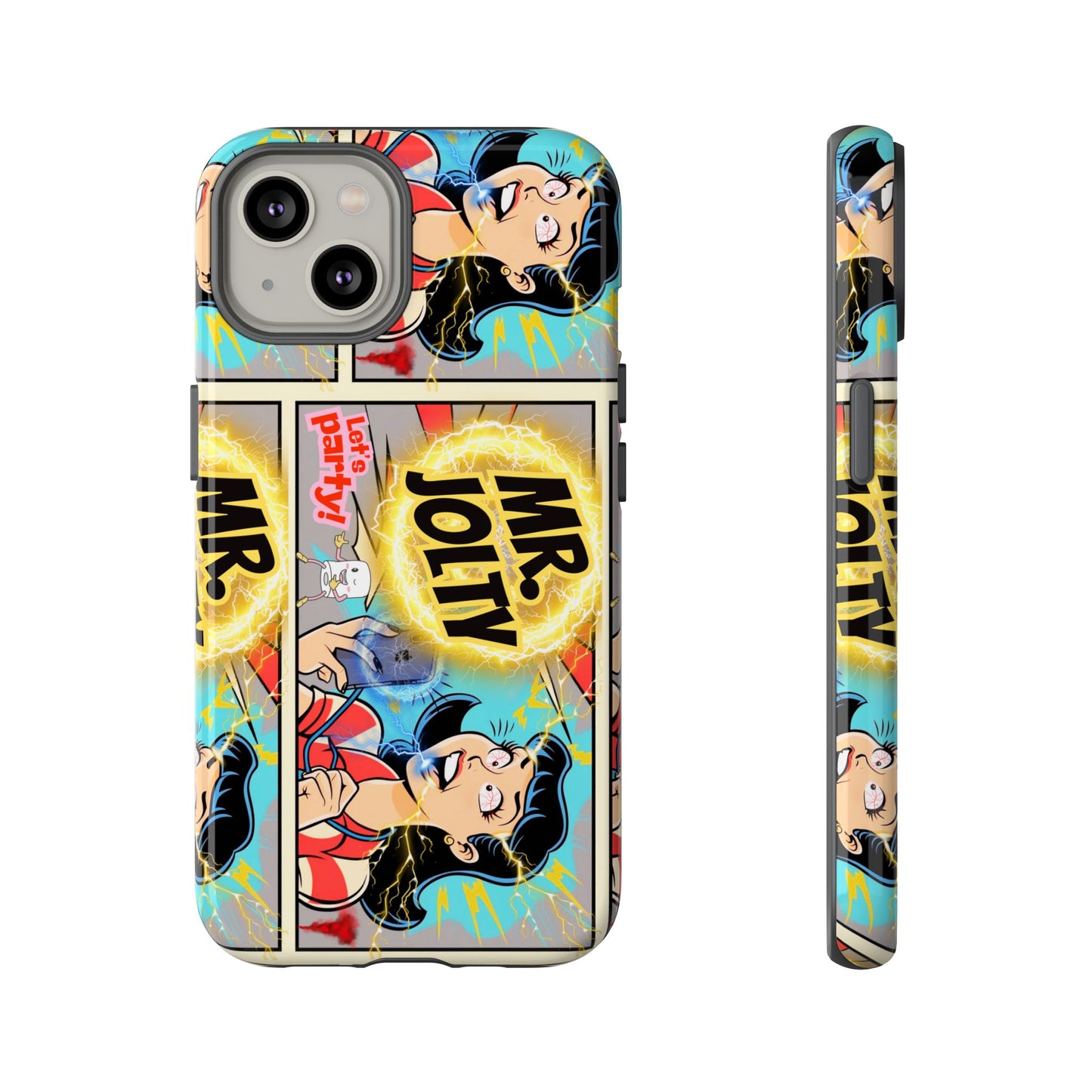 "Mr. Jolty" Phone Case - You Better Put That Phone Down or Else!
