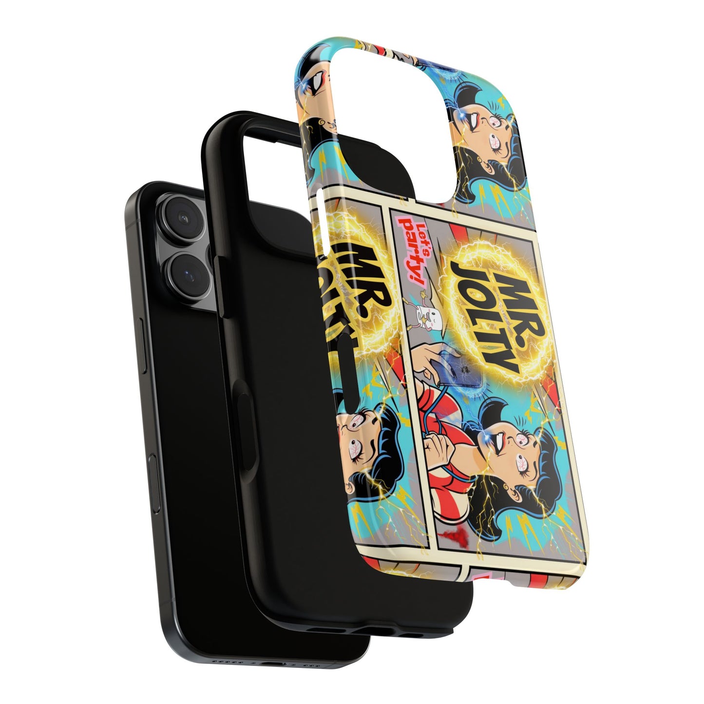 "Mr. Jolty" Phone Case - You Better Put That Phone Down or Else!
