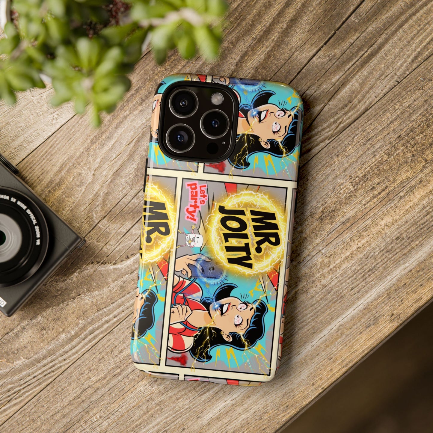 "Mr. Jolty" Phone Case - You Better Put That Phone Down or Else!