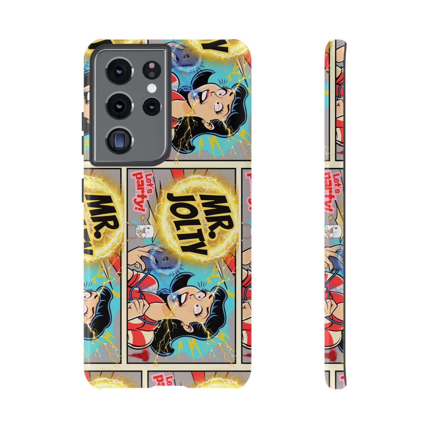 "Mr. Jolty" Phone Case - You Better Put That Phone Down or Else!