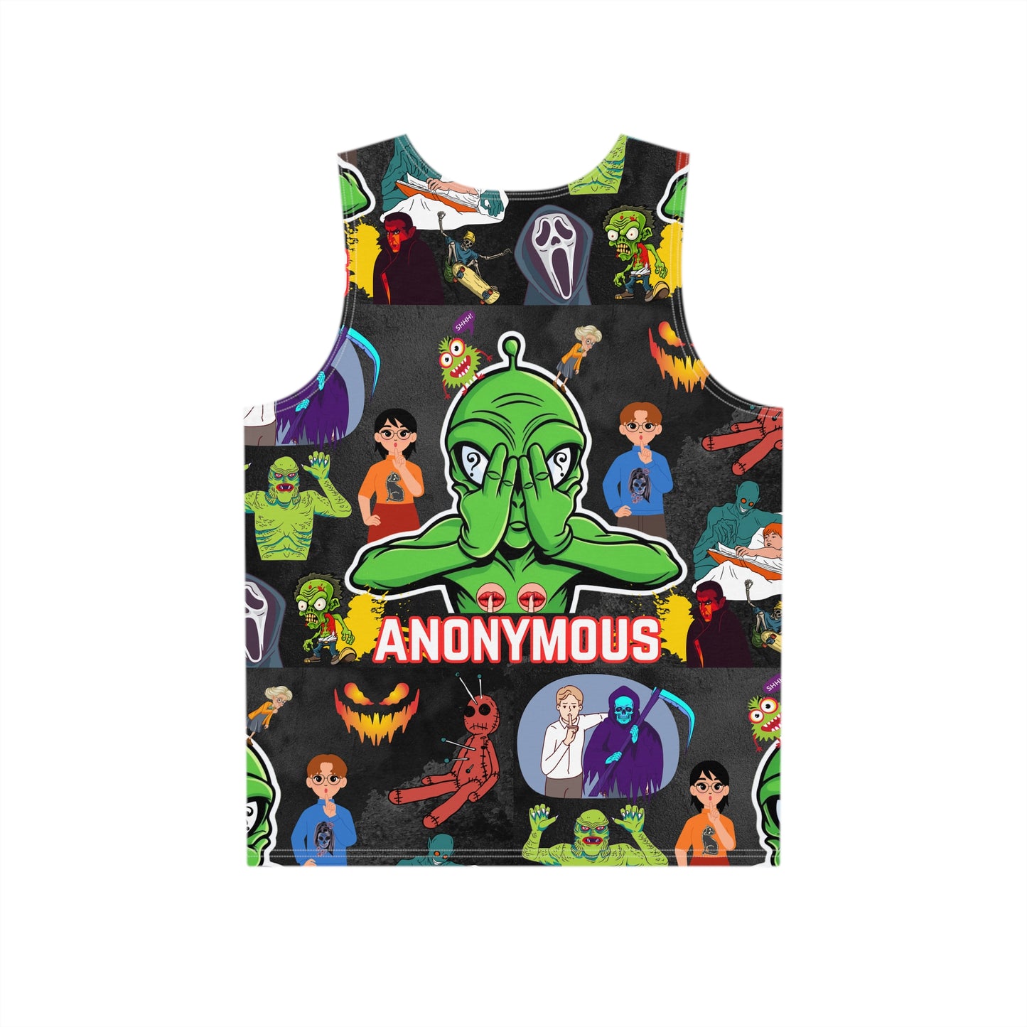 Men's "Anonymous" Graphic Tank Top - For Bro's Who Like to Keep Their Sh*t Tight
