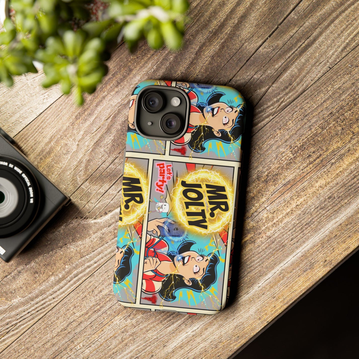 "Mr. Jolty" Phone Case - You Better Put That Phone Down or Else!