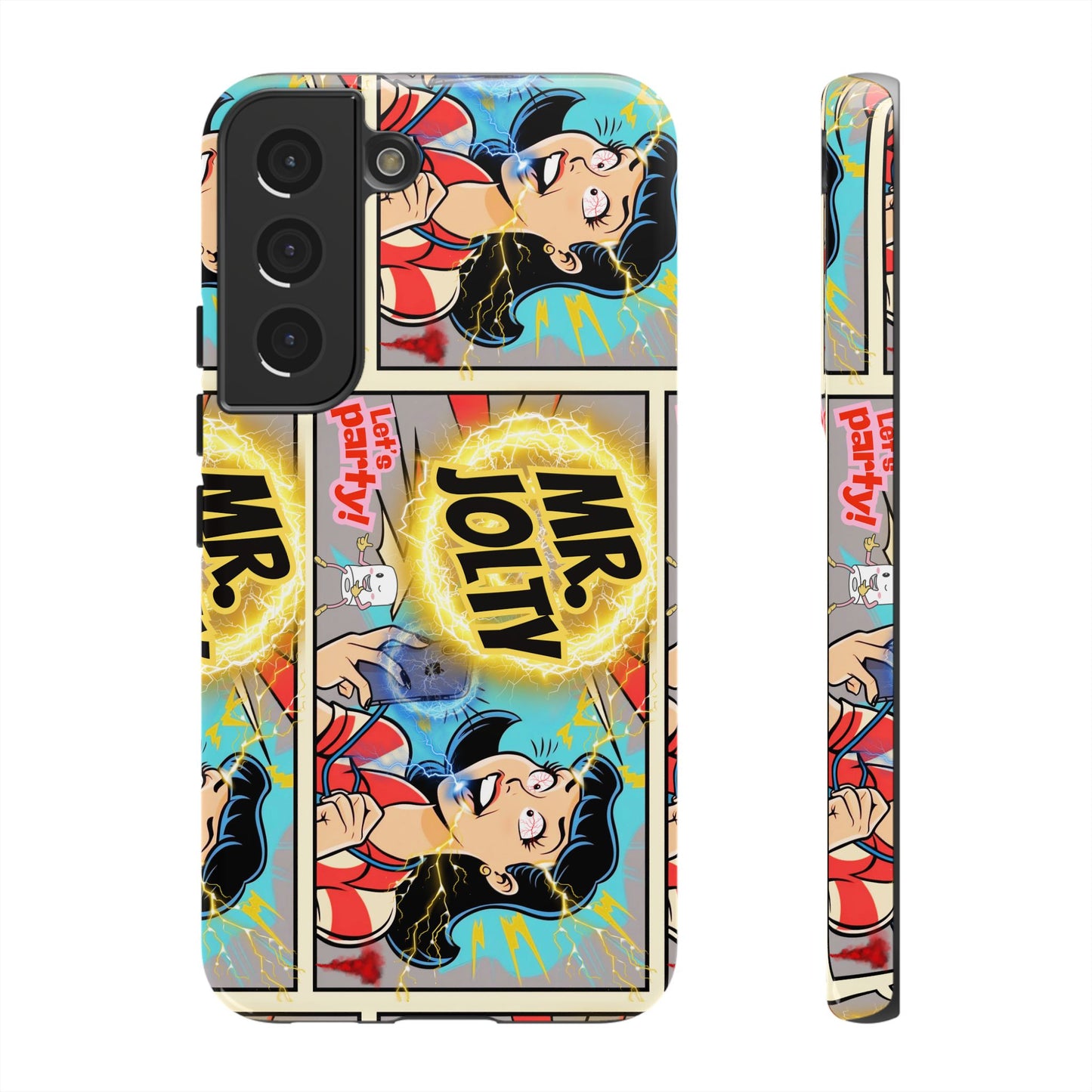 "Mr. Jolty" Phone Case - You Better Put That Phone Down or Else!