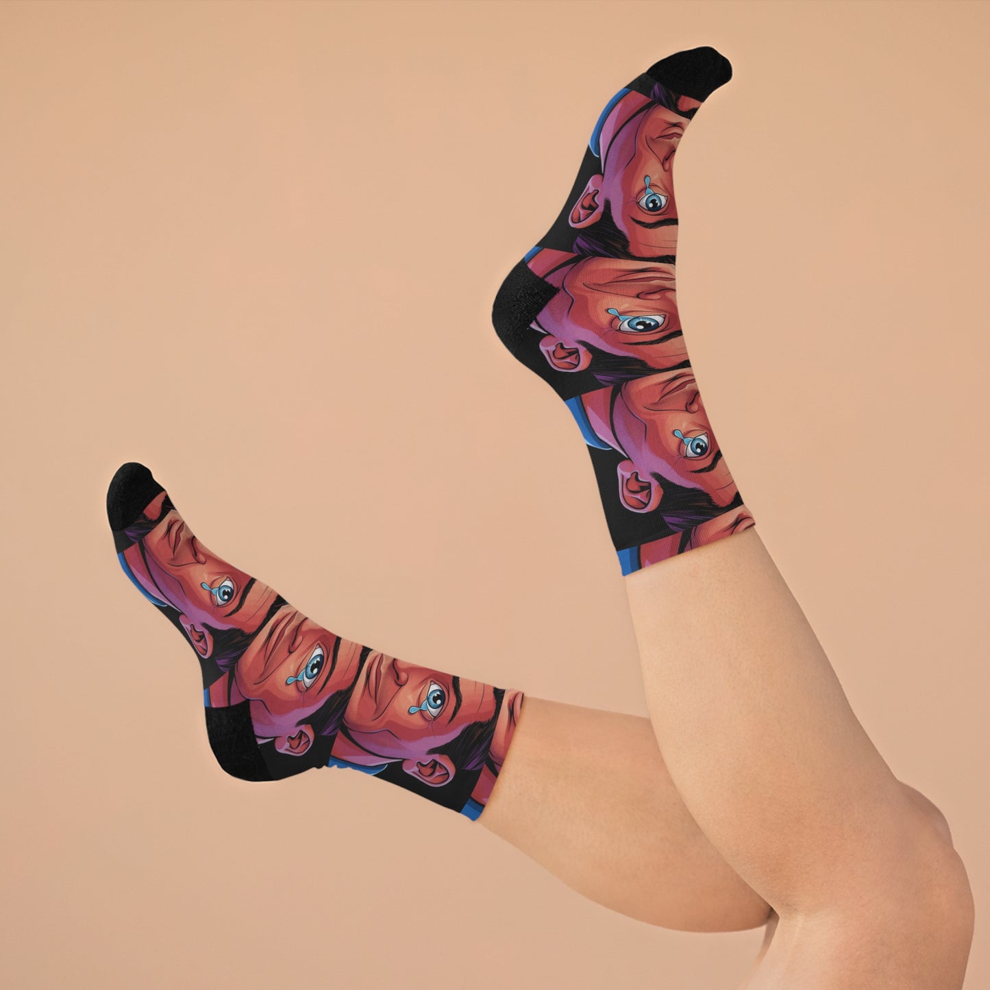 Funny Apology Socks - Recycled Poly - Tell the World "I'm Sorry, Bro!"