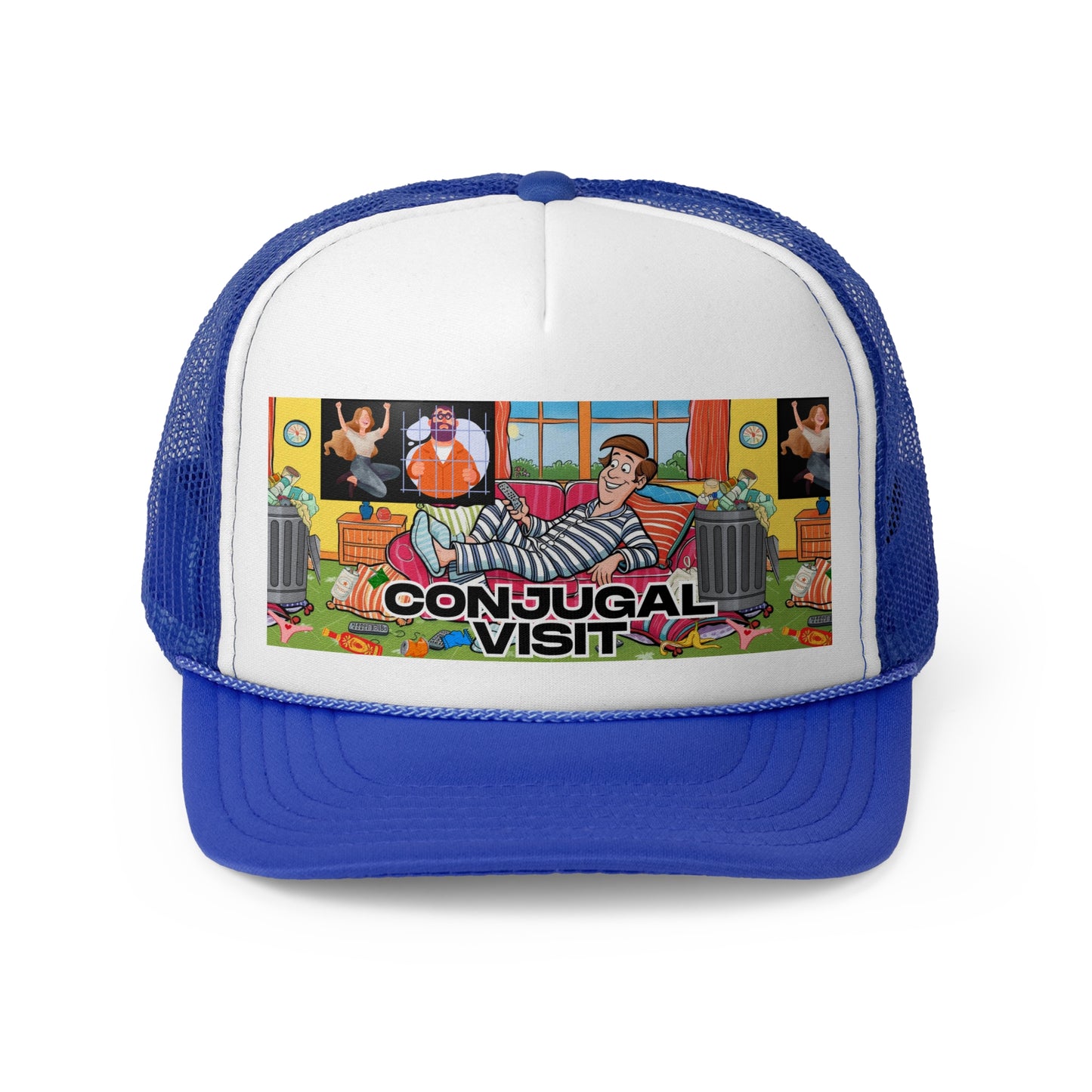 Conjugal Visit Trucker Cap - When You Just Need A Little Peace & Quiet