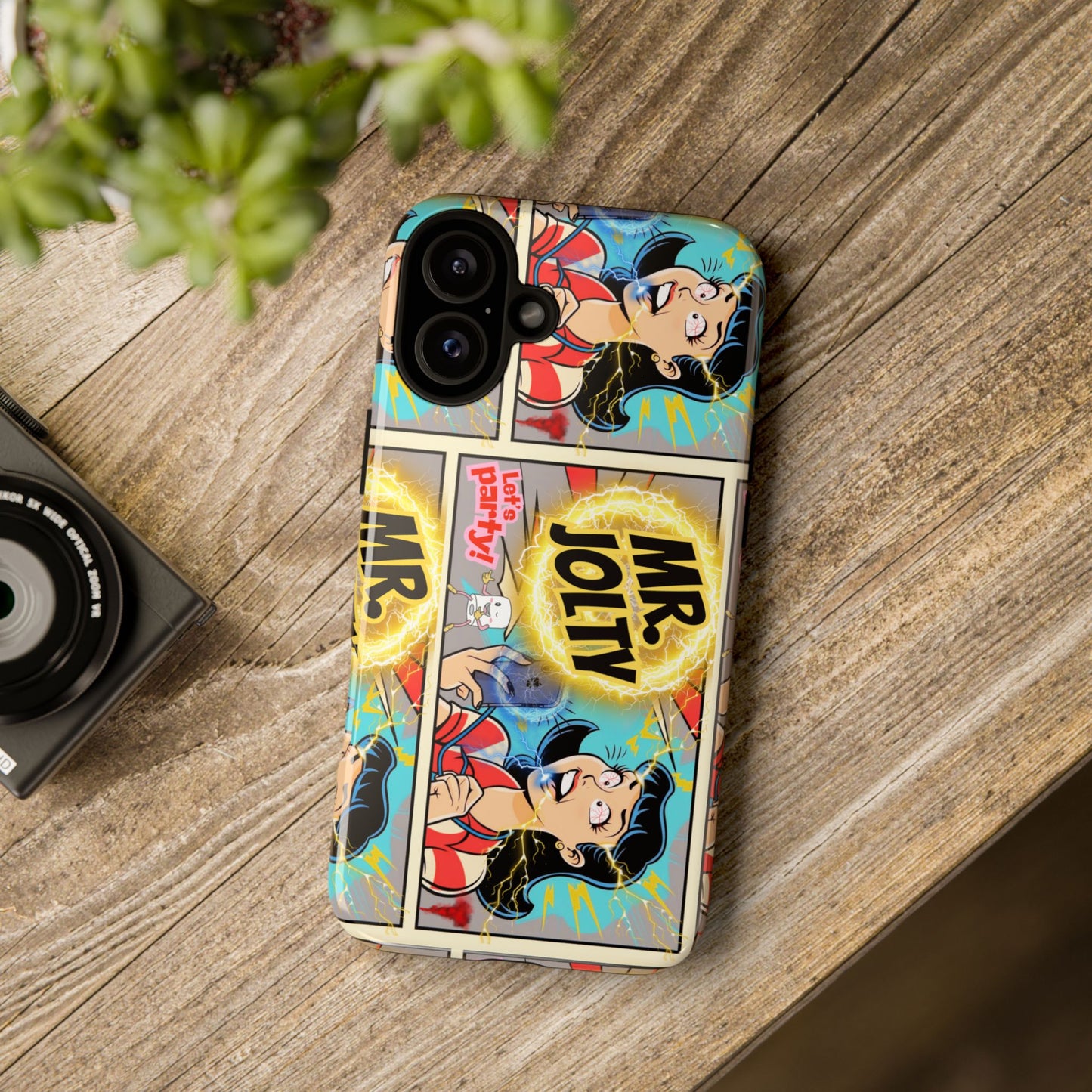 "Mr. Jolty" Phone Case - You Better Put That Phone Down or Else!