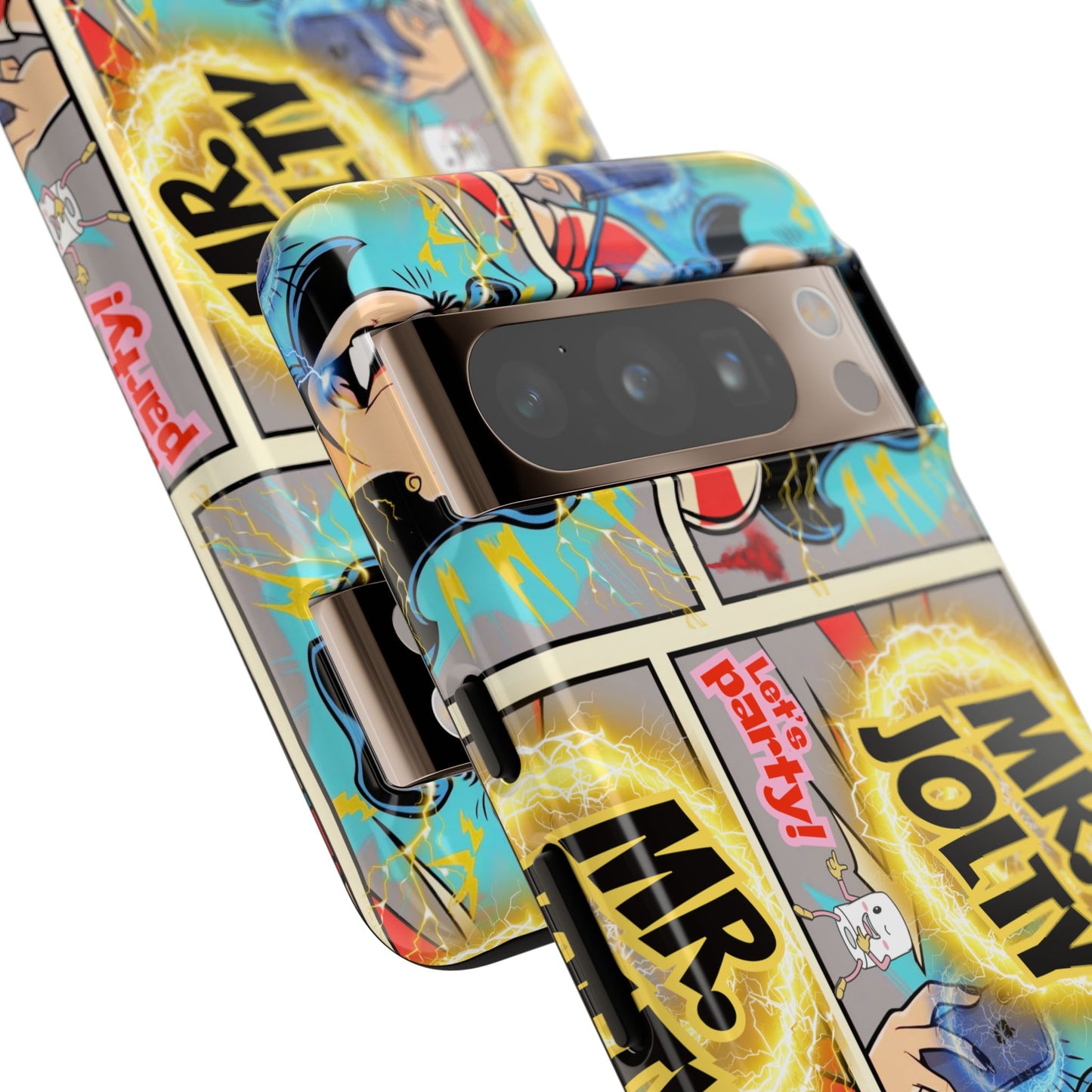 "Mr. Jolty" Phone Case - You Better Put That Phone Down or Else!