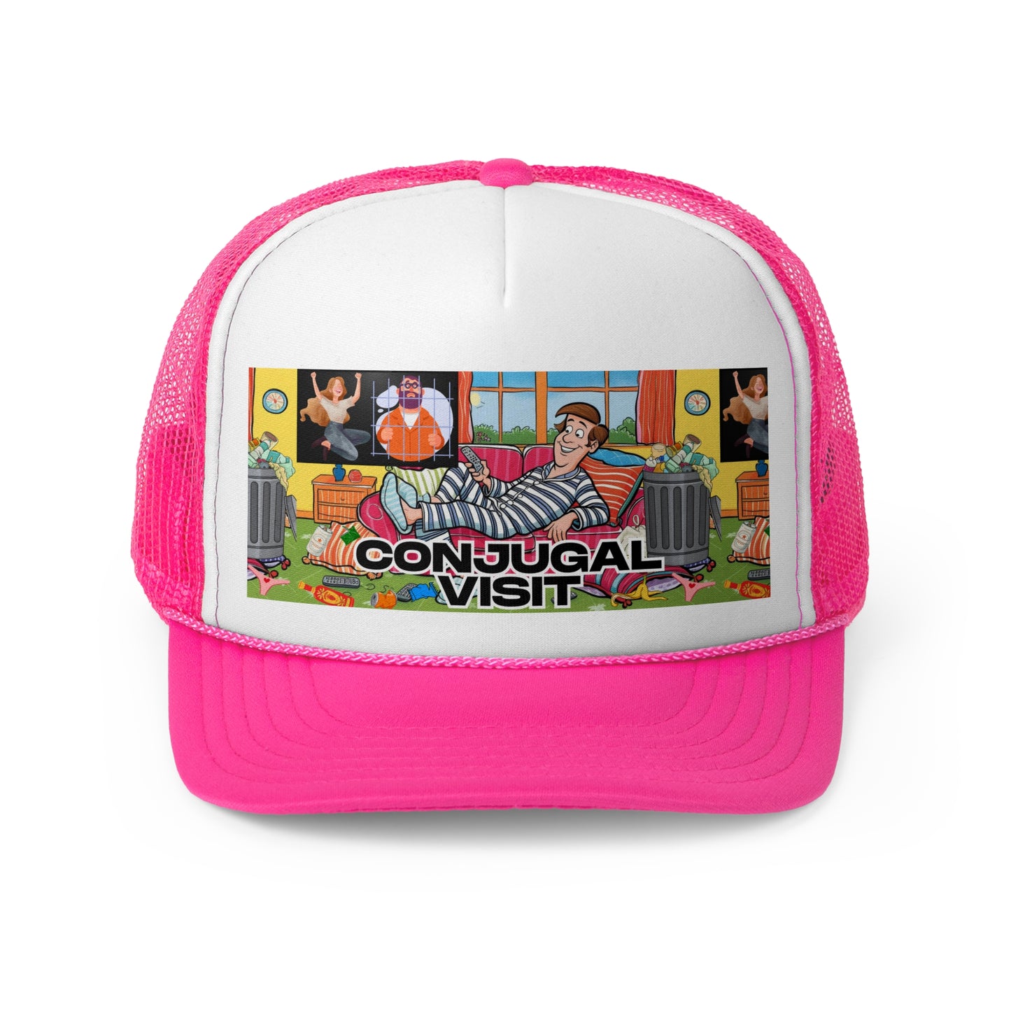 Conjugal Visit Trucker Cap - When You Just Need A Little Peace & Quiet