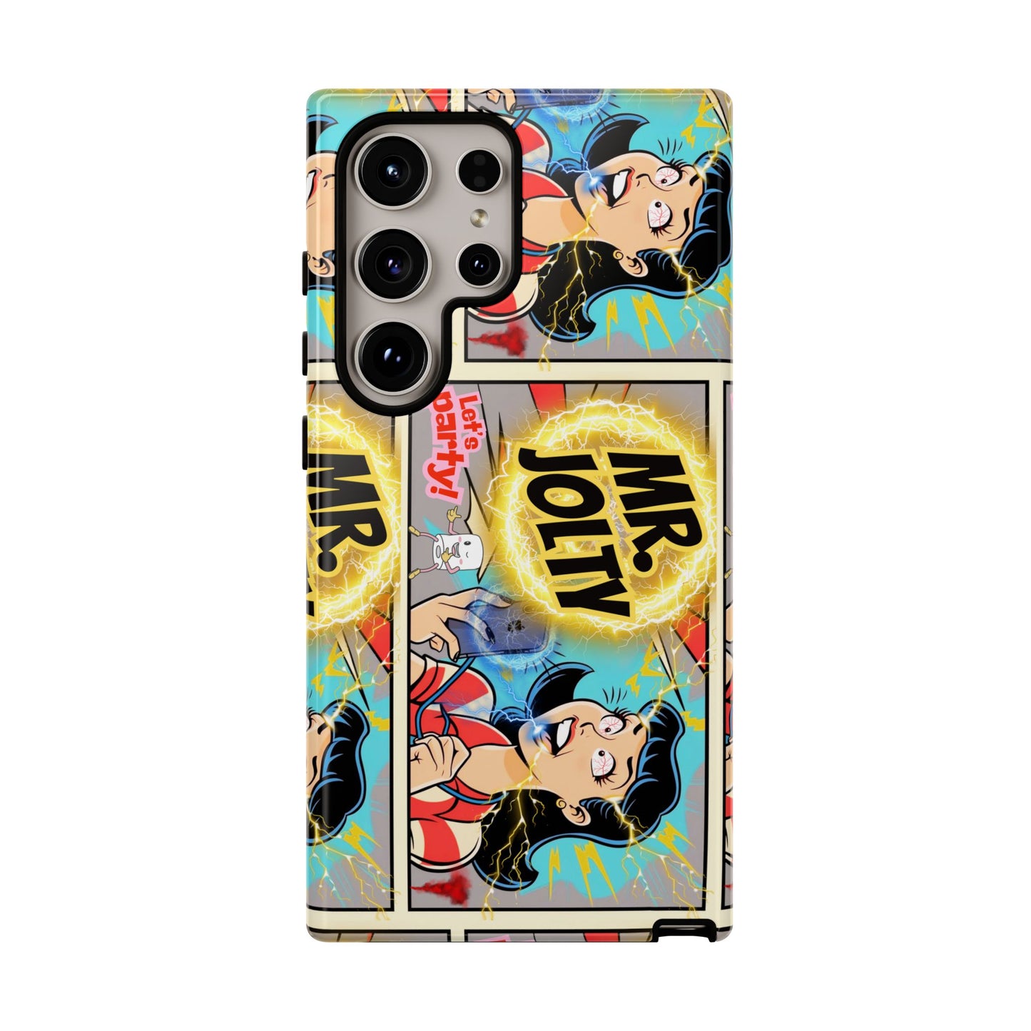 "Mr. Jolty" Phone Case - You Better Put That Phone Down or Else!