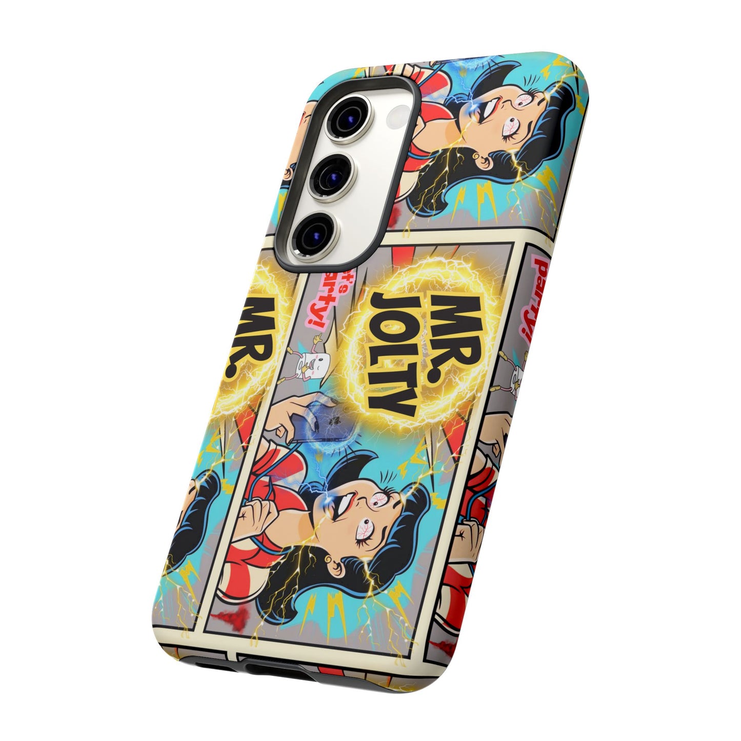 "Mr. Jolty" Phone Case - You Better Put That Phone Down or Else!