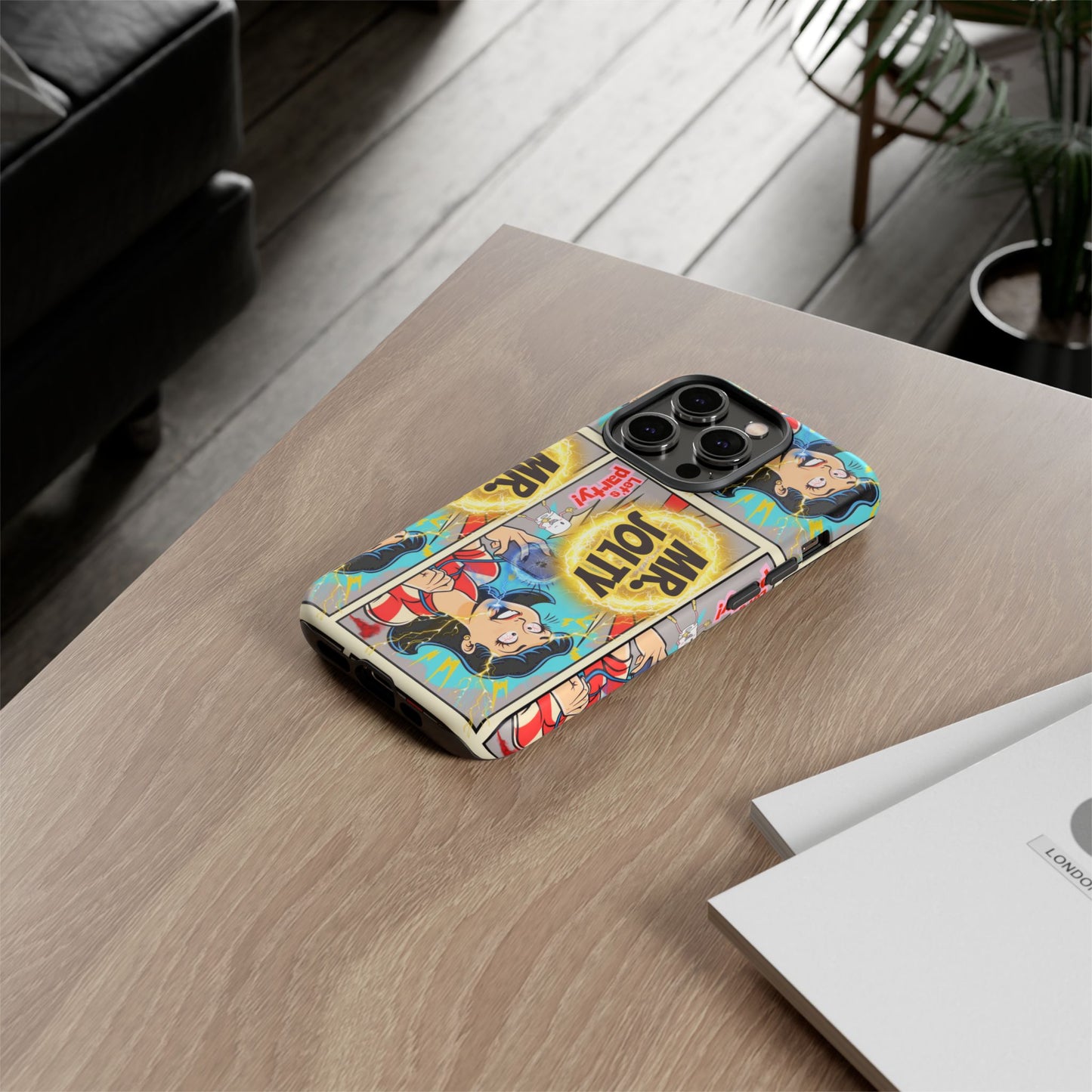 "Mr. Jolty" Phone Case - You Better Put That Phone Down or Else!