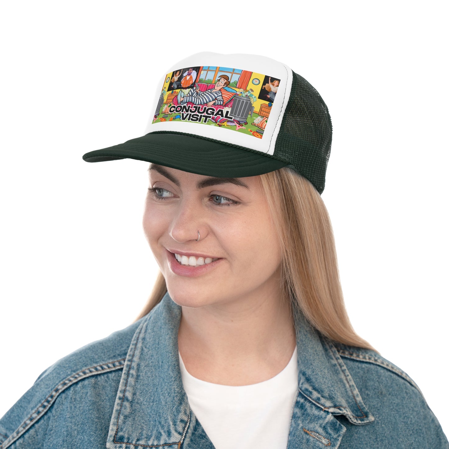 Conjugal Visit Trucker Cap - When You Just Need A Little Peace & Quiet