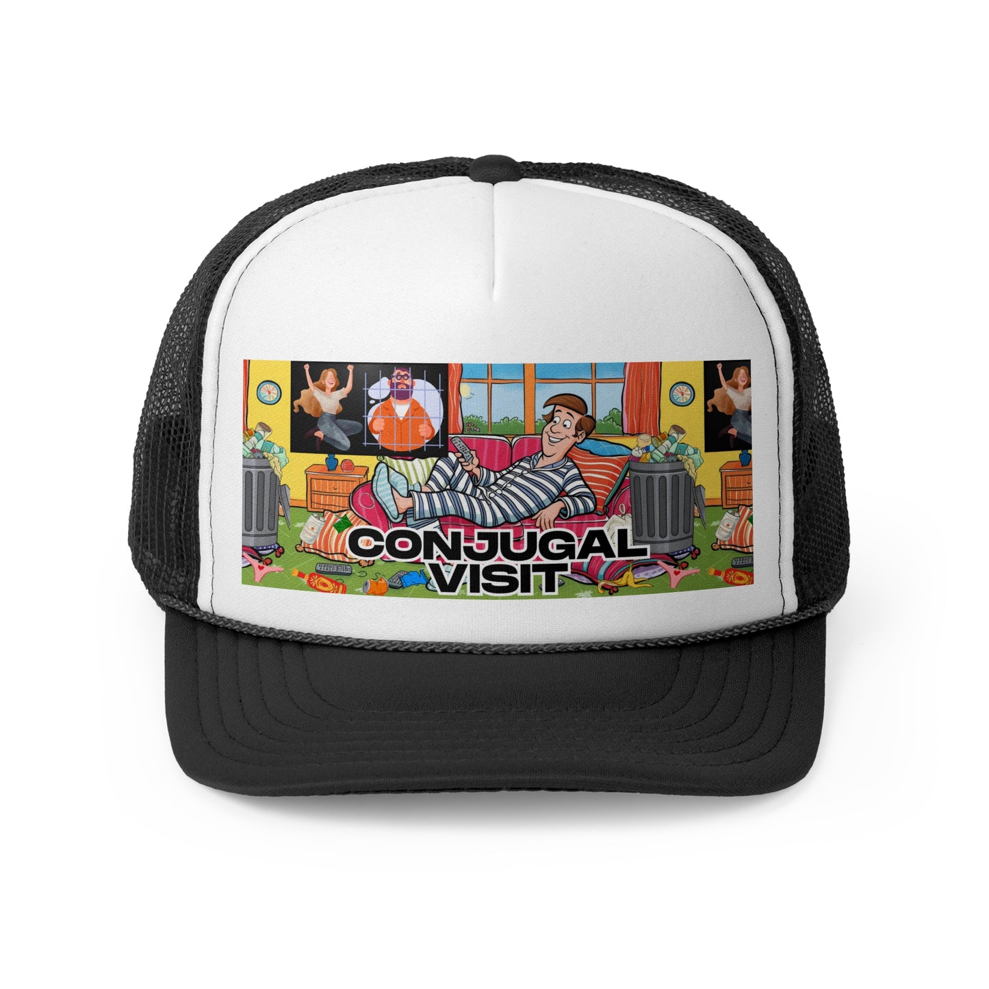 Conjugal Visit Trucker Cap - When You Just Need A Little Peace & Quiet