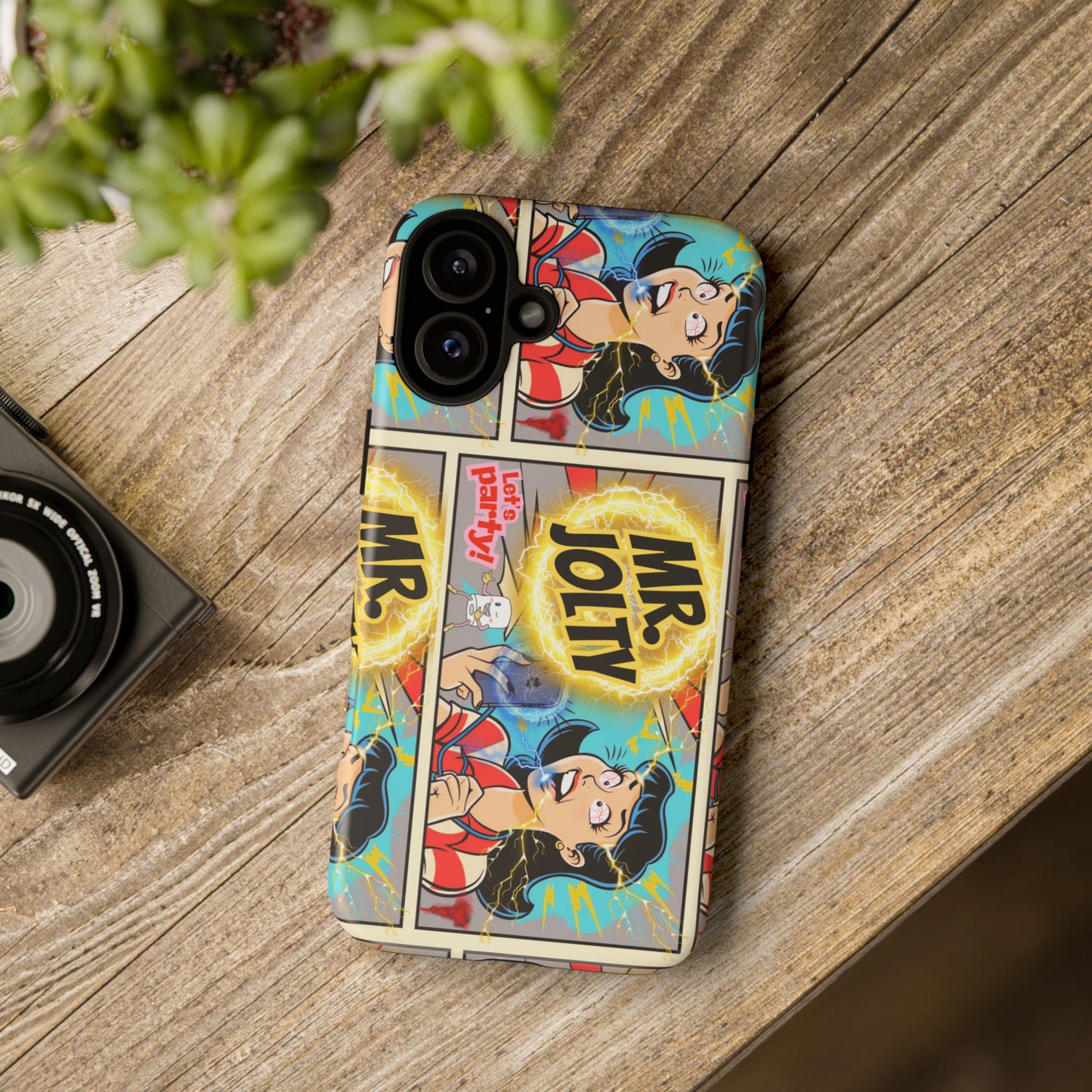 "Mr. Jolty" Phone Case - You Better Put That Phone Down or Else!