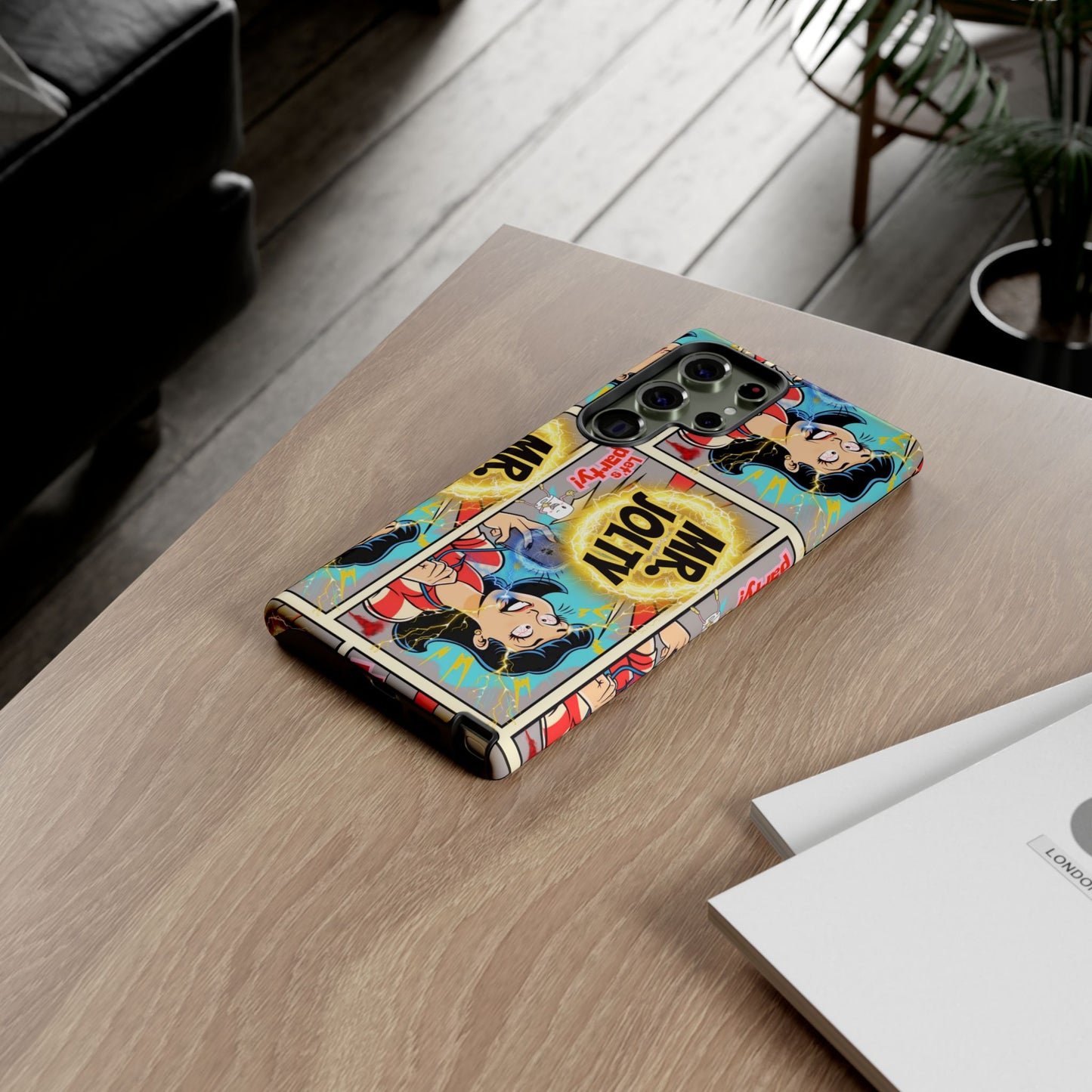 "Mr. Jolty" Phone Case - You Better Put That Phone Down or Else!