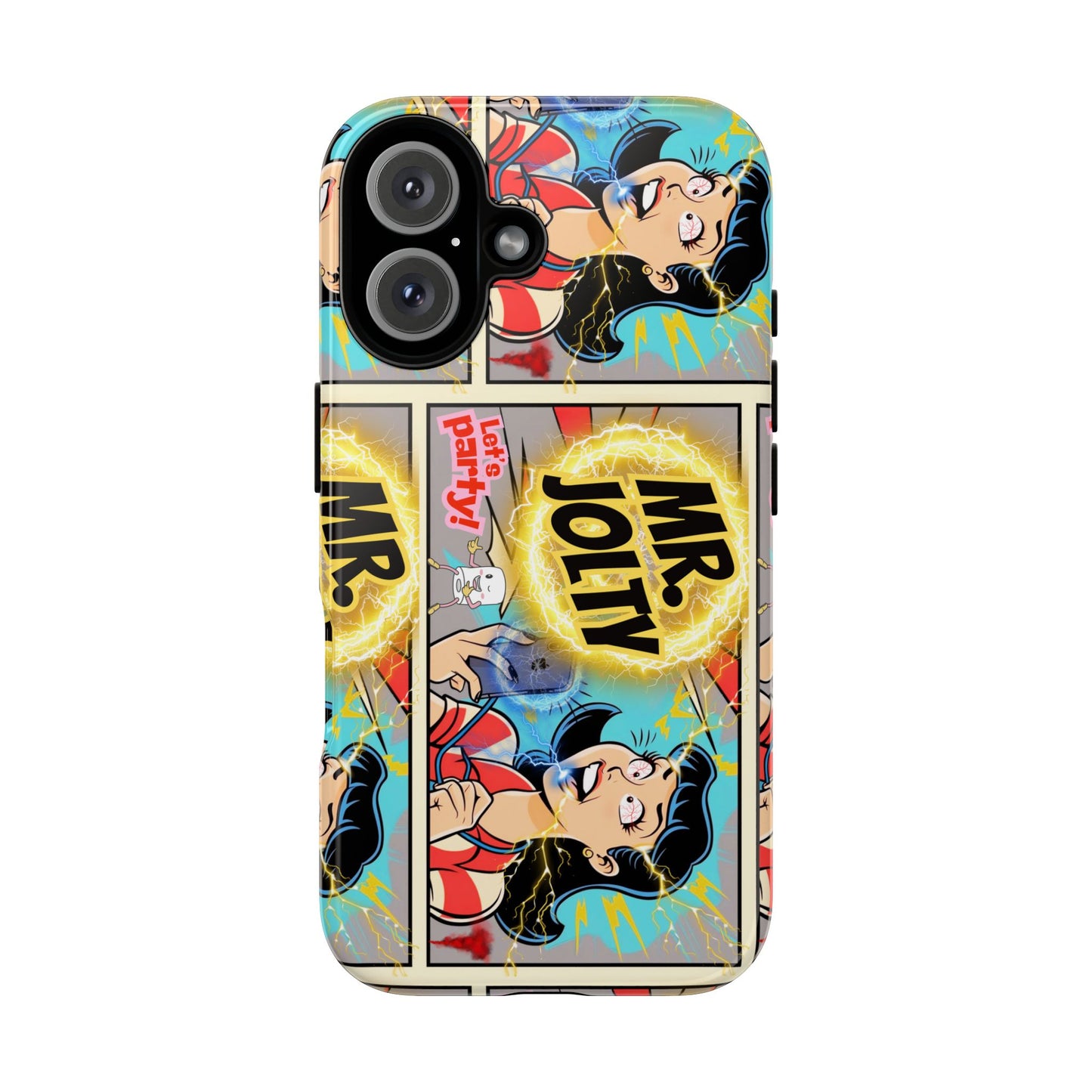 "Mr. Jolty" Phone Case - You Better Put That Phone Down or Else!
