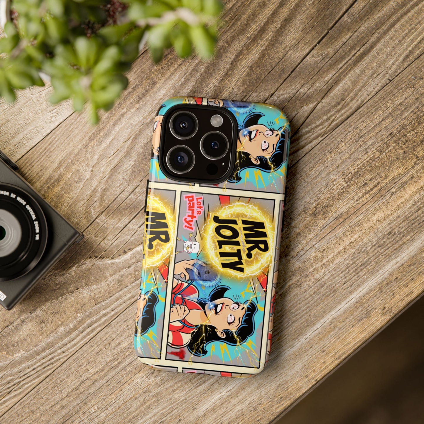 "Mr. Jolty" Phone Case - You Better Put That Phone Down or Else!