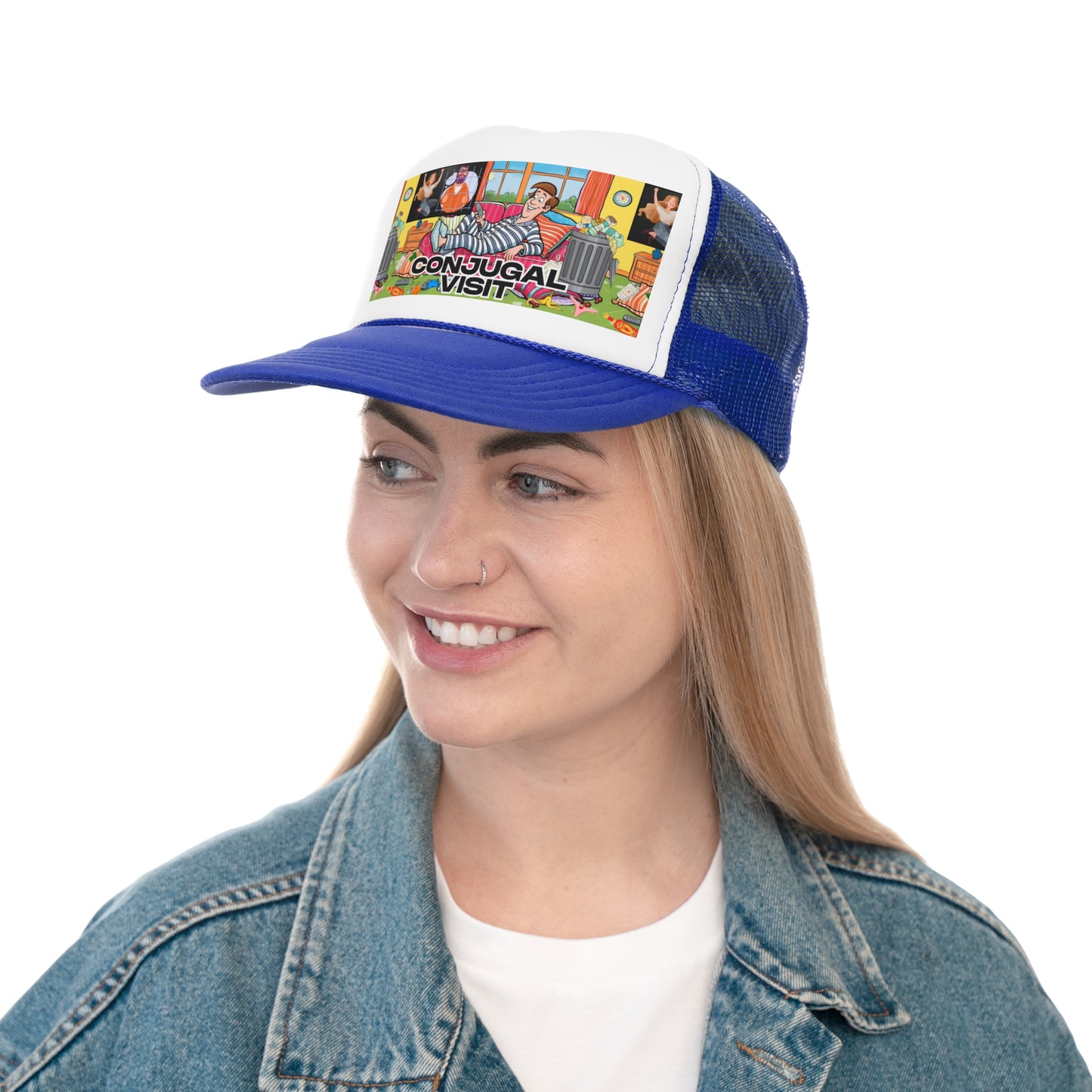 Conjugal Visit Trucker Cap - When You Just Need A Little Peace & Quiet