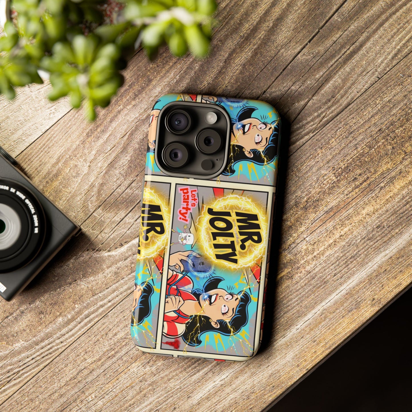 "Mr. Jolty" Phone Case - You Better Put That Phone Down or Else!