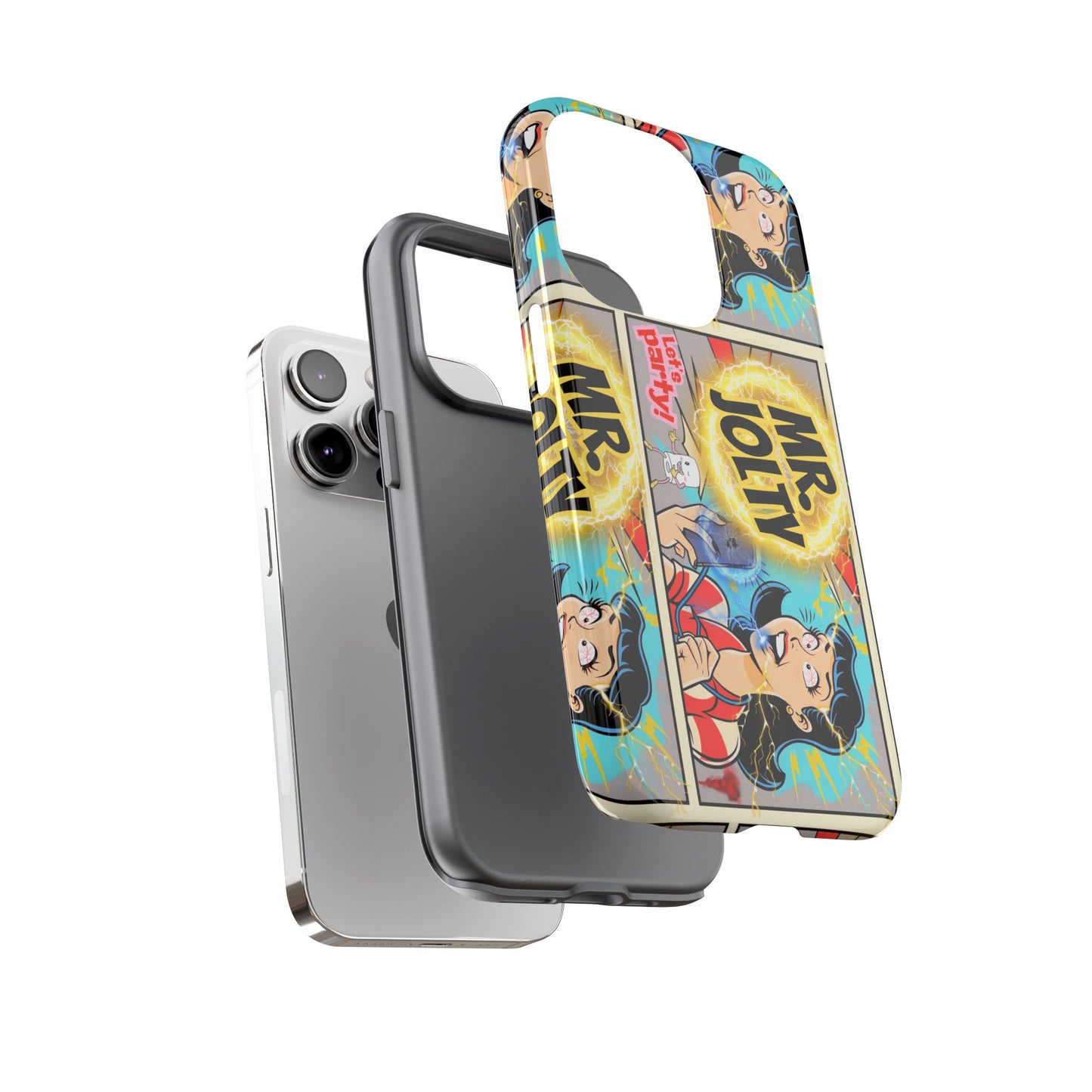 "Mr. Jolty" Phone Case - You Better Put That Phone Down or Else!