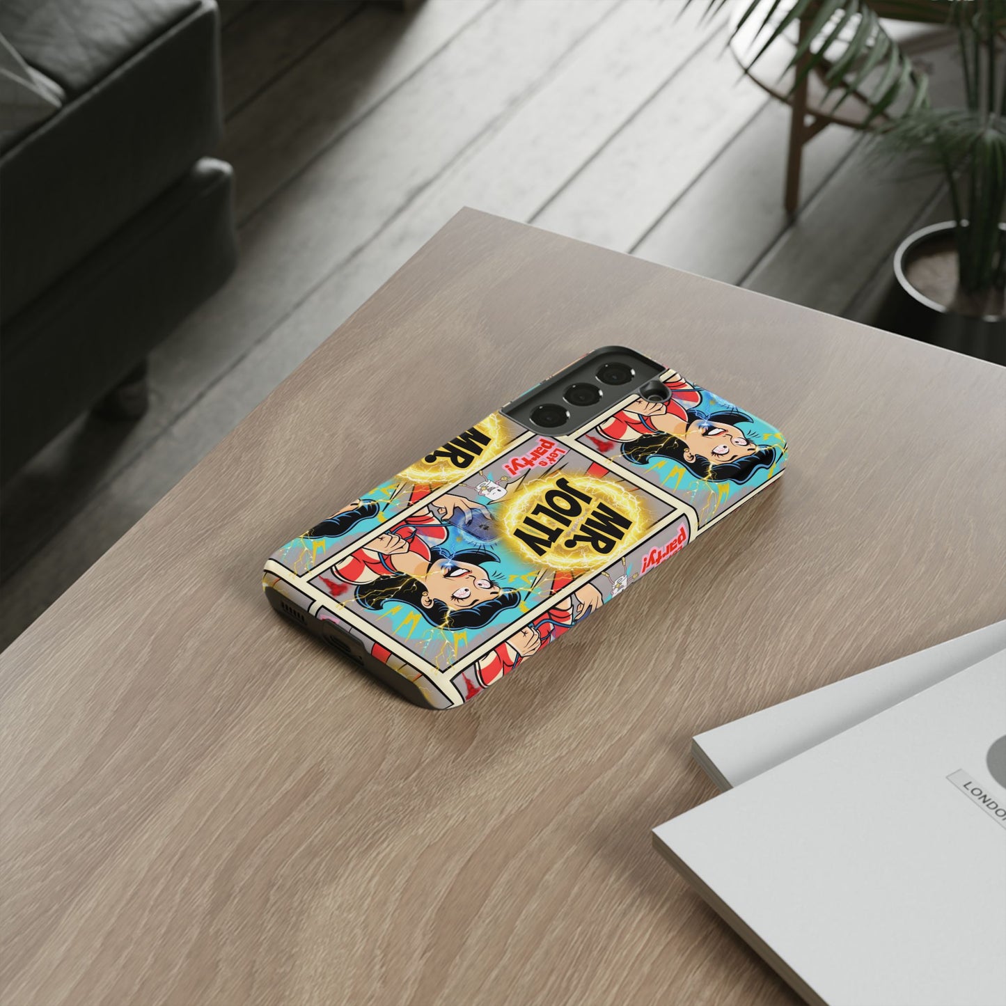 "Mr. Jolty" Phone Case - You Better Put That Phone Down or Else!