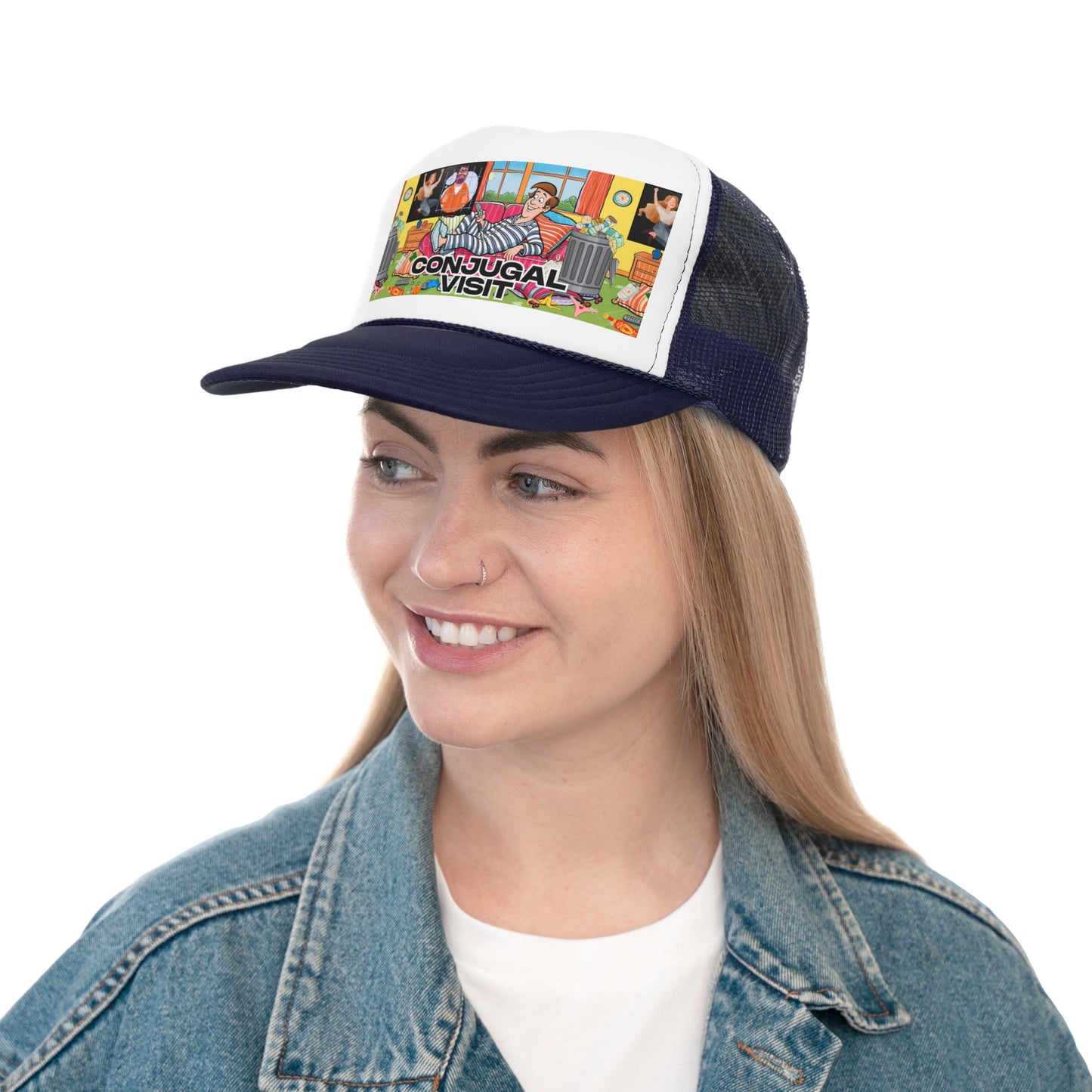 Conjugal Visit Trucker Cap - When You Just Need A Little Peace & Quiet